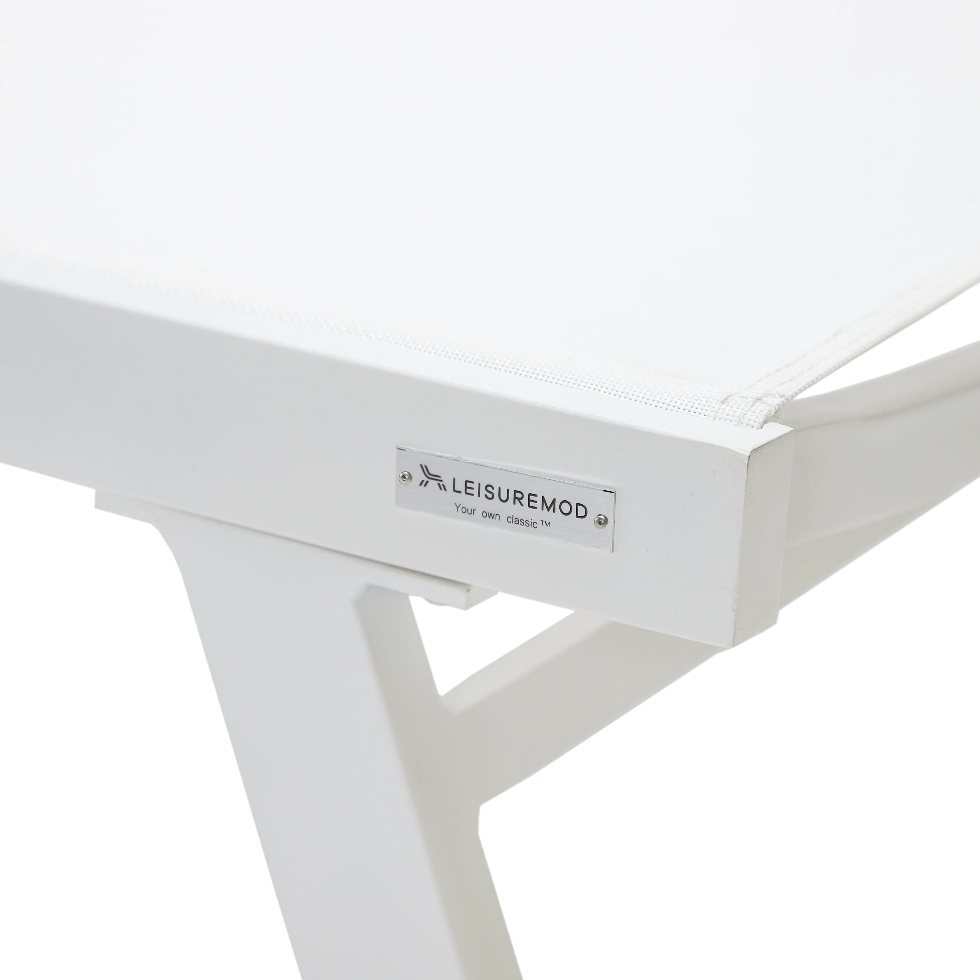 Marlin Modern Aluminum Outdoor Patio Chaise Lounge Chair With Arms Set of 2 with Square Fire Pit Side Table Perfect for Patio, Lawn, and Garden