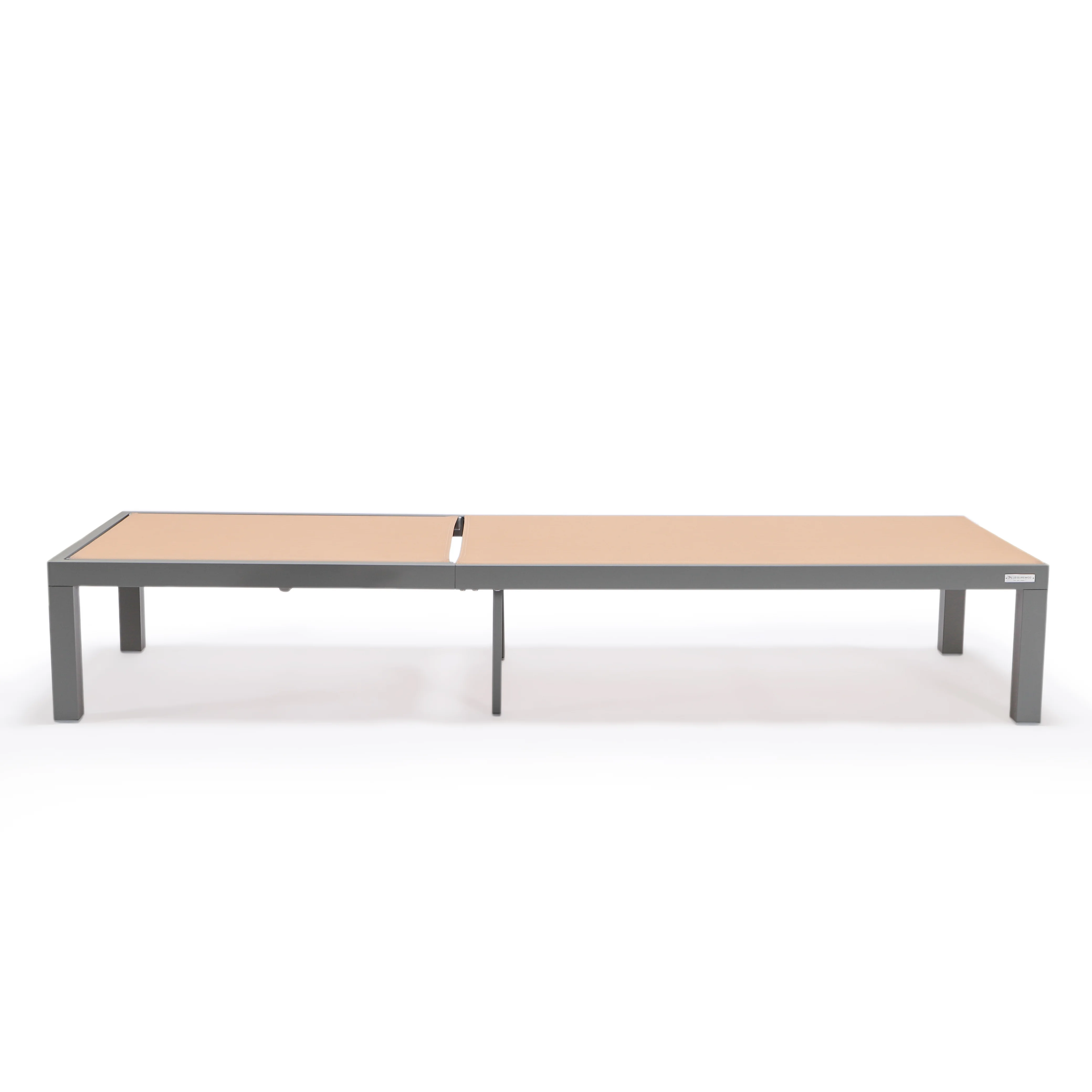 Marlin Modern Aluminum Outdoor Patio Chaise Lounge Chair Set of 2 with Square Fire Pit Side Table Perfect for Patio, Lawn, and Garden