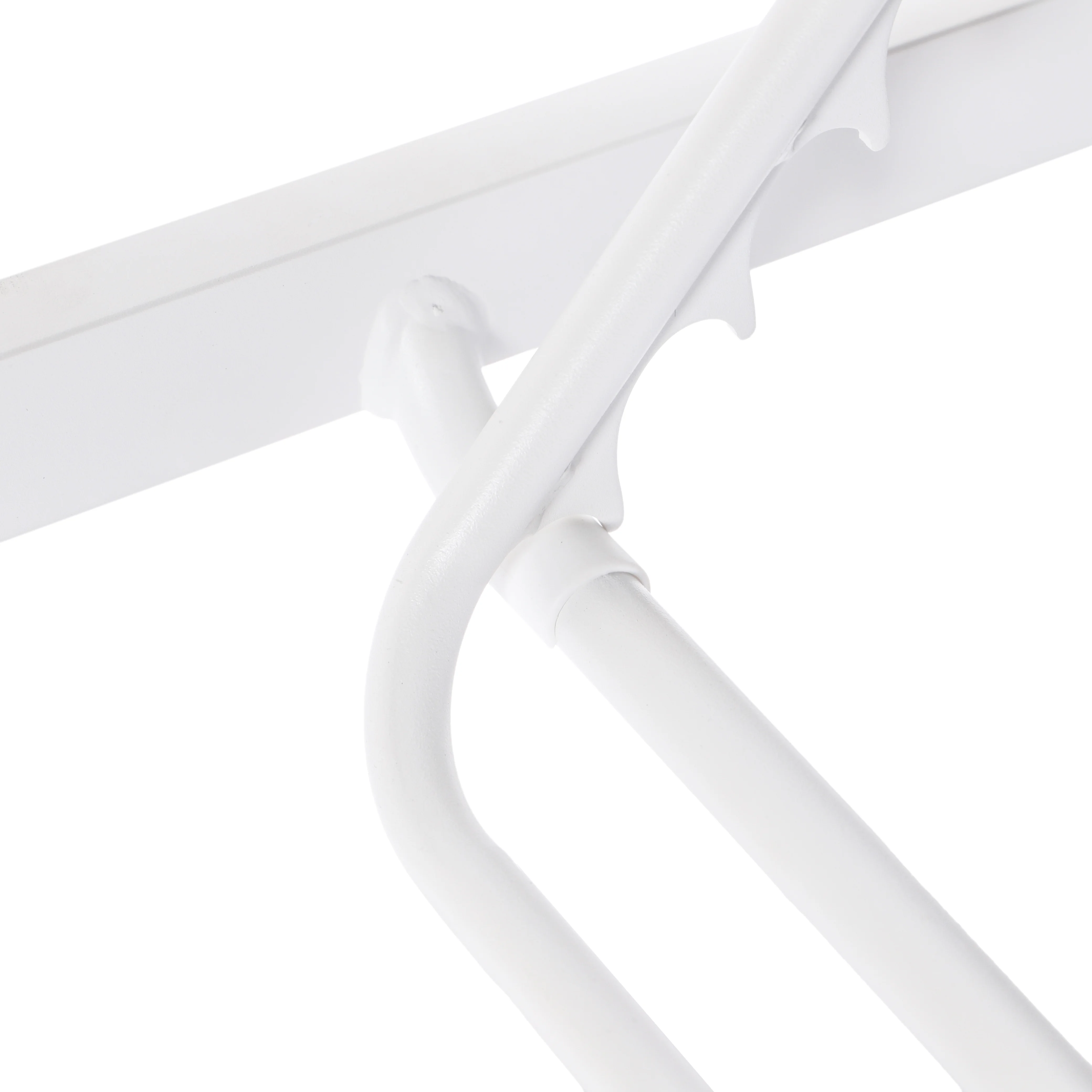 Marlin Patio Chaise Lounge Chair With White Aluminum Frame, Set of 2 in White