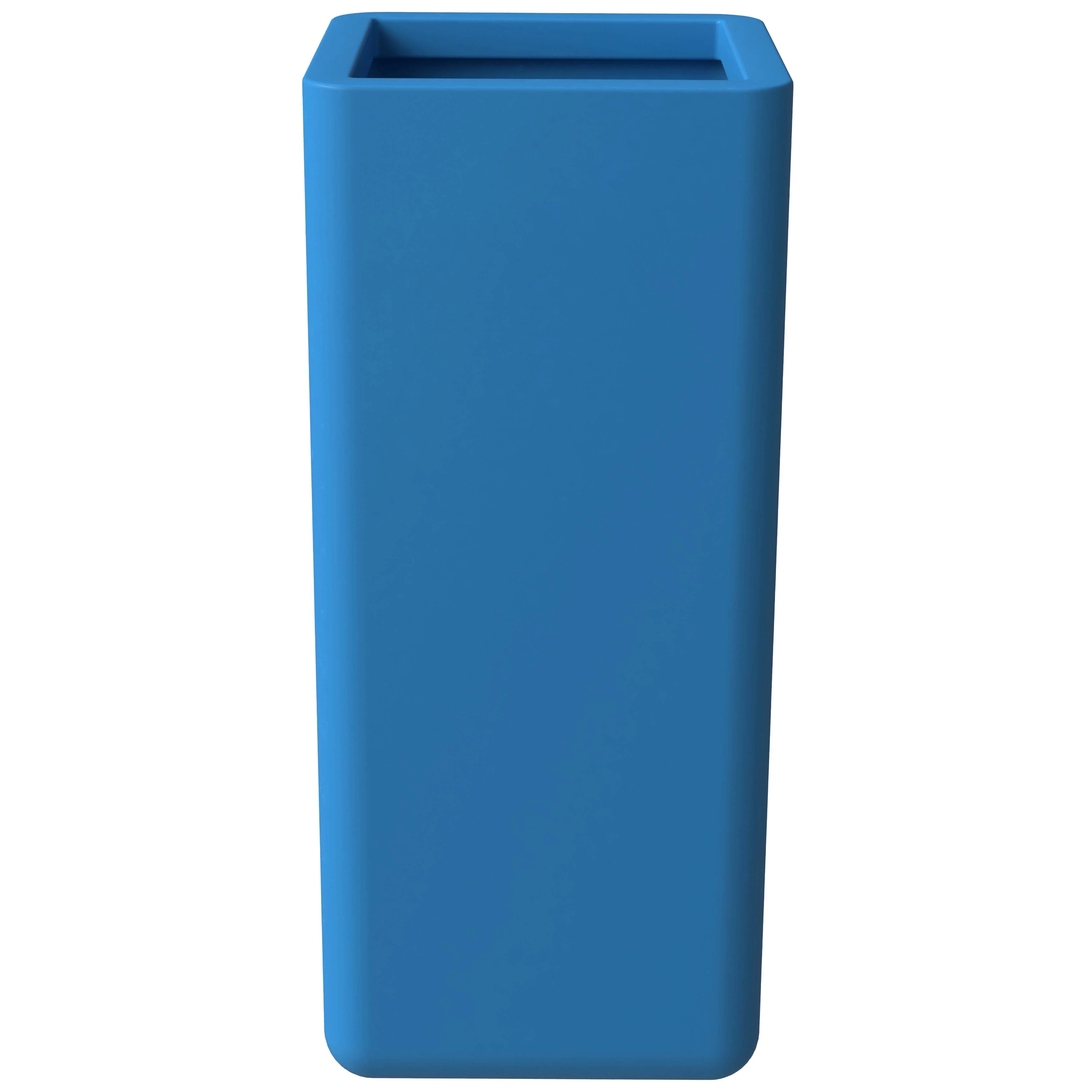 Marquee Series Poly Stone Planter in Blue 13" x 13" 27.6" high