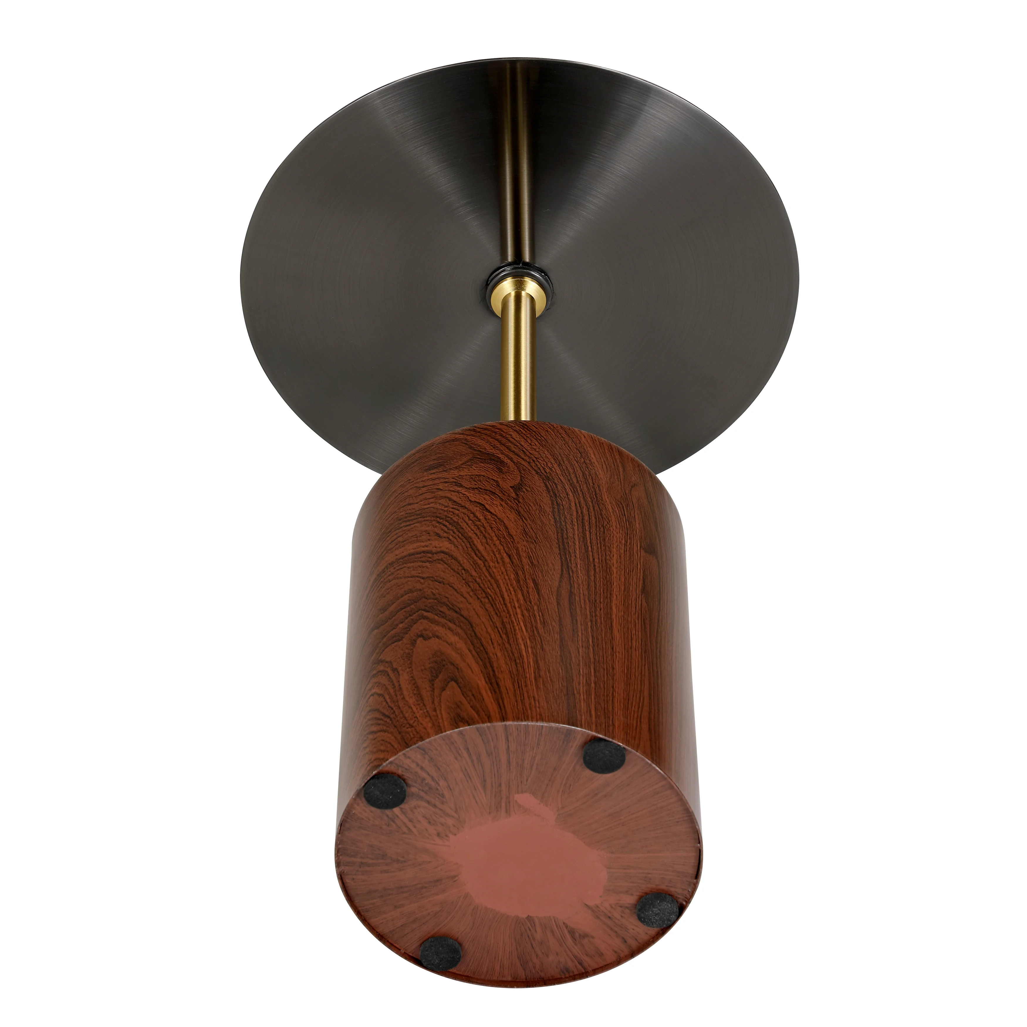 Malta Collection Modern End Table In Brown