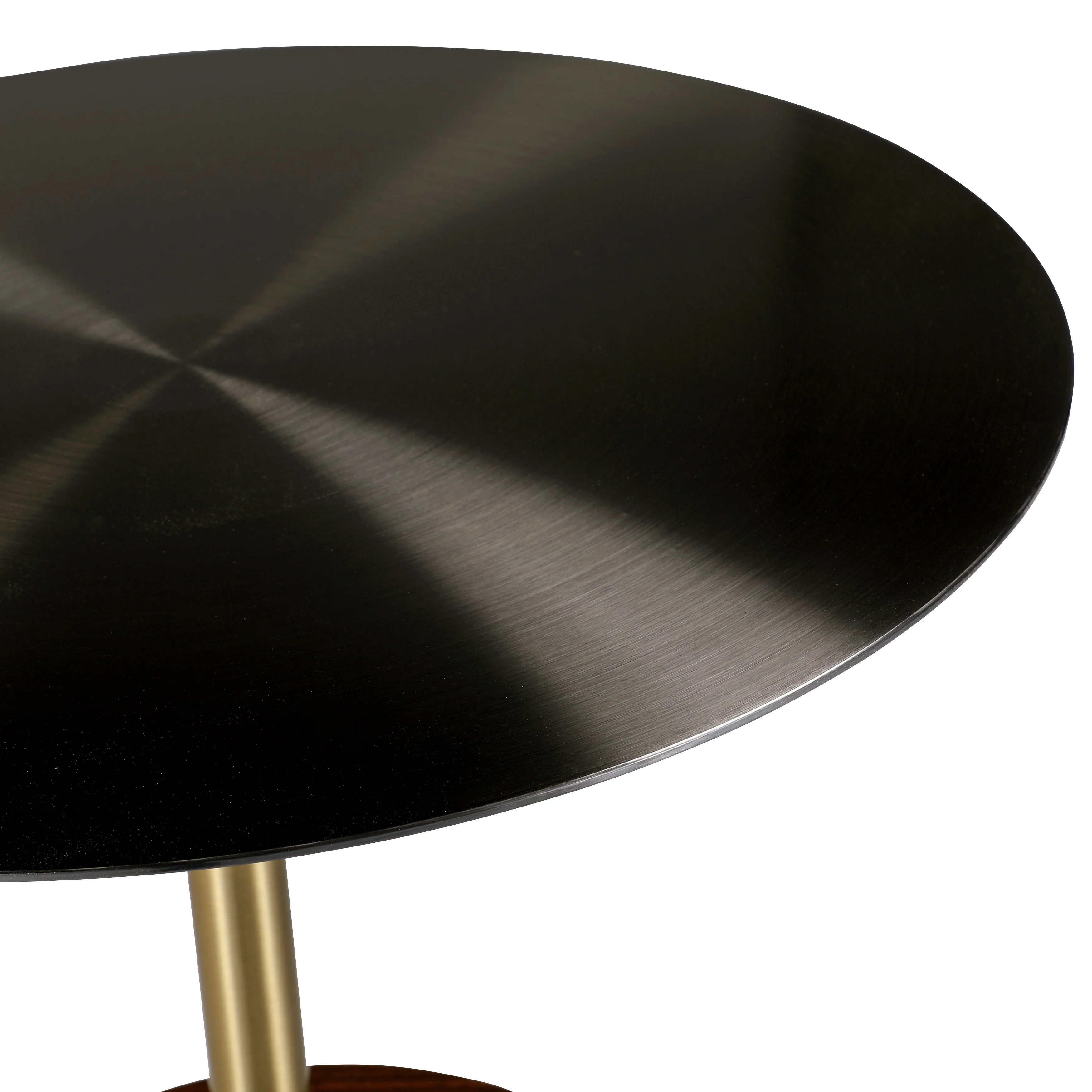 Malta Collection Modern End Table In Brown