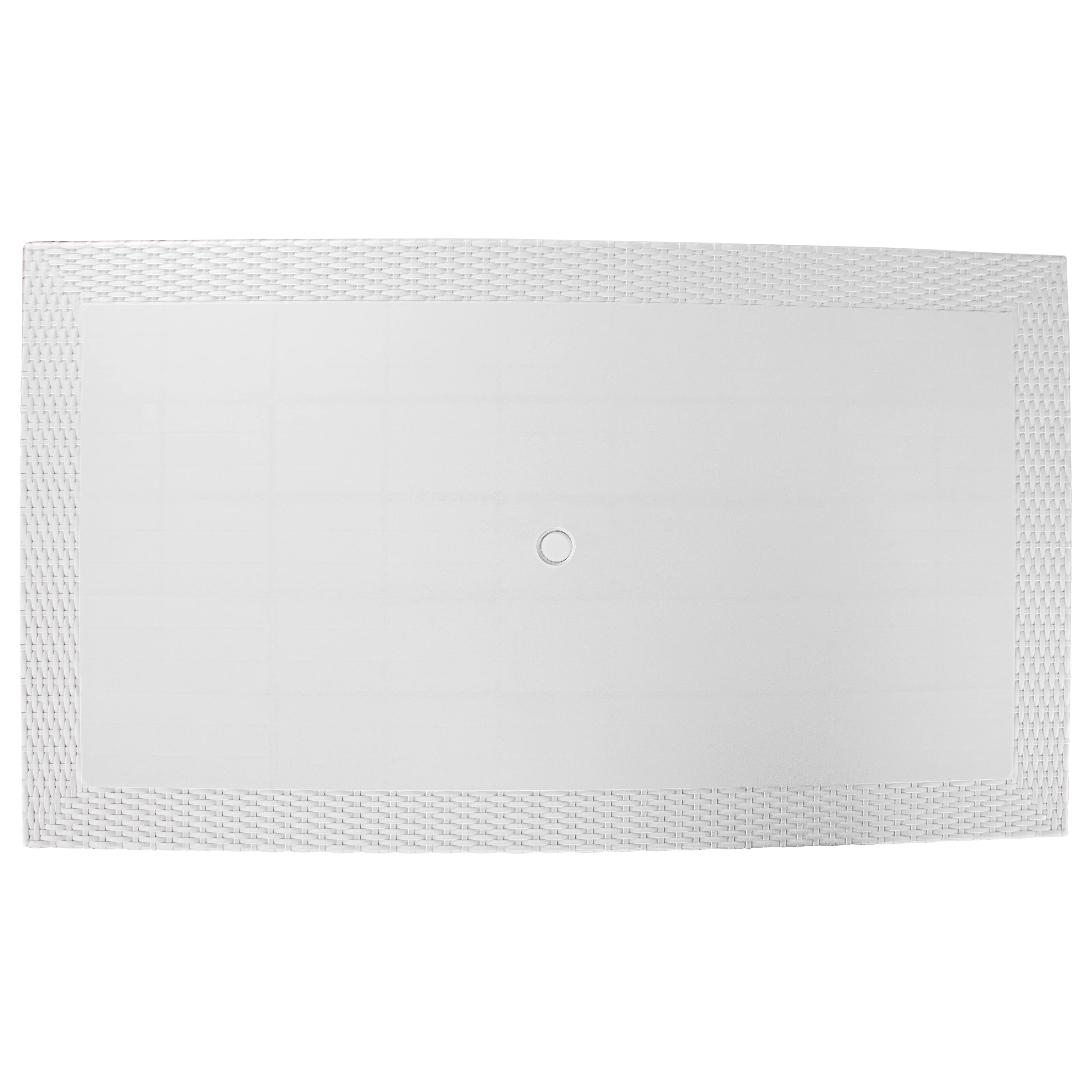 Mace 7-Piece Outdoor Dining Set with Rectangular Table and Stackable Chairs