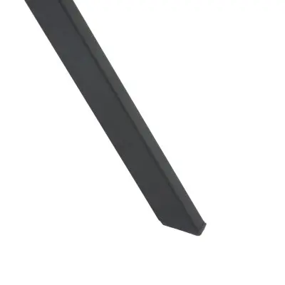 5-Piece Dining Set with Square Wooden Table in Natural Wood and 4 Leather Dining Chairs in Dark Walnut/Light Taupe