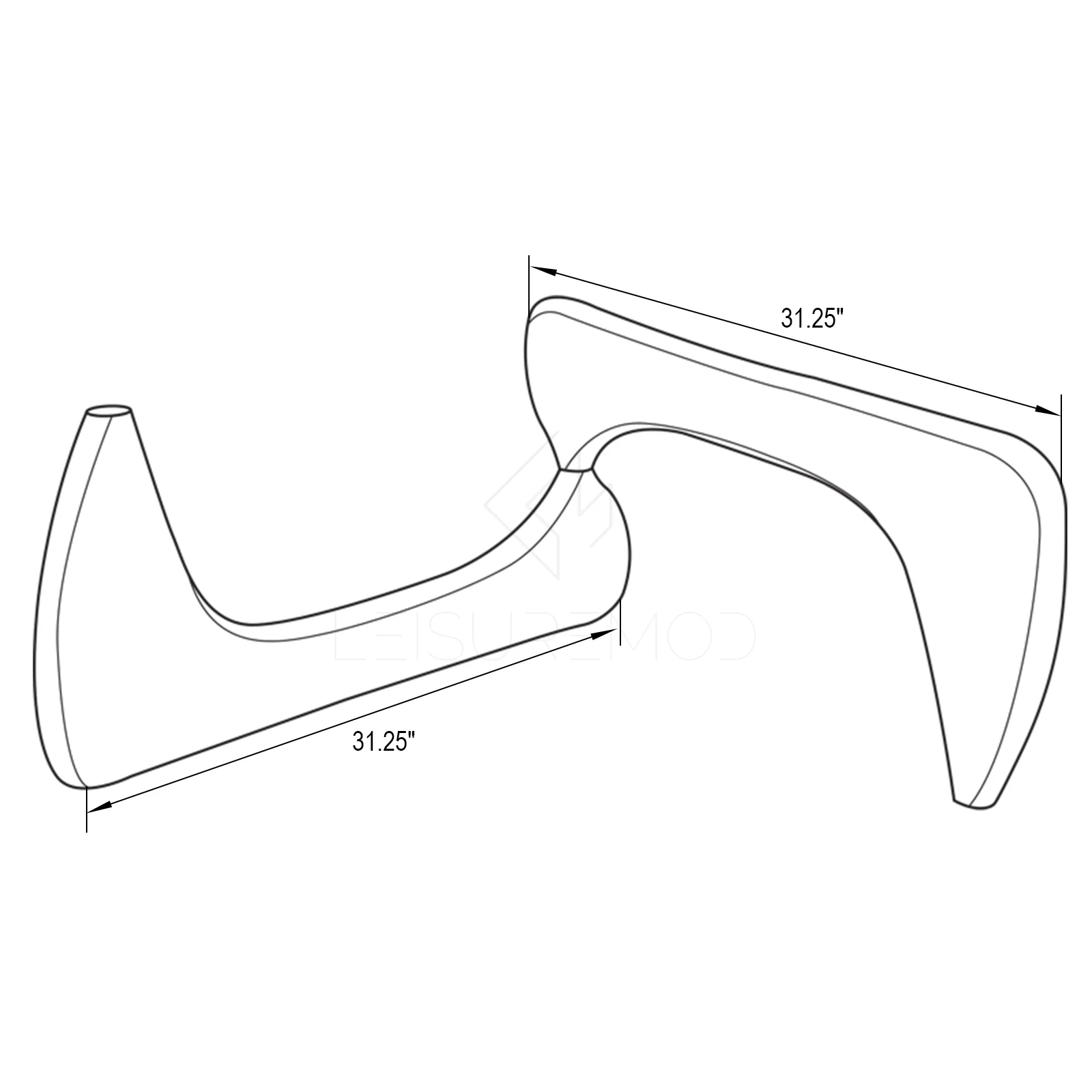 Imperial Triangle Coffee Table