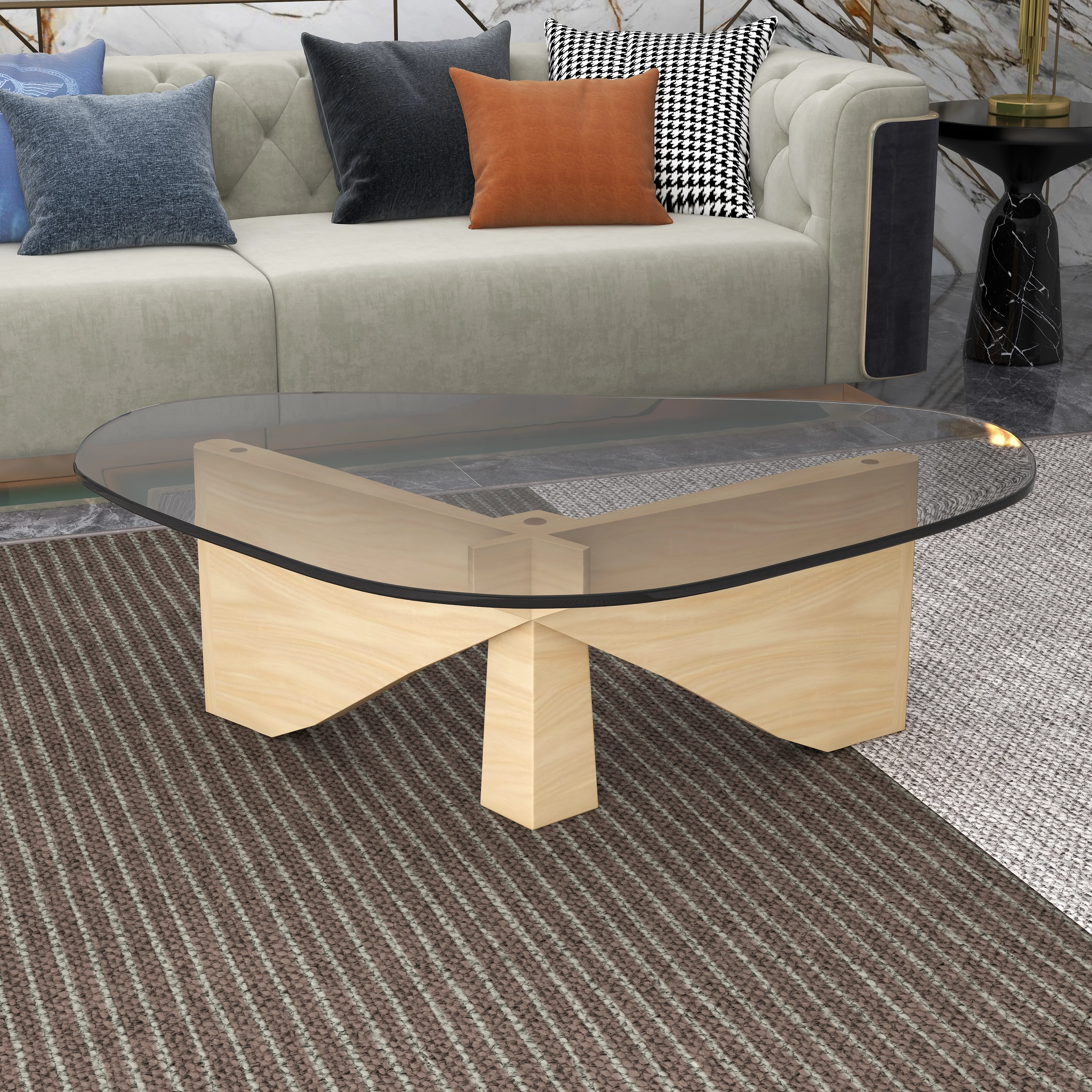 Imperial Triangle Coffee Table