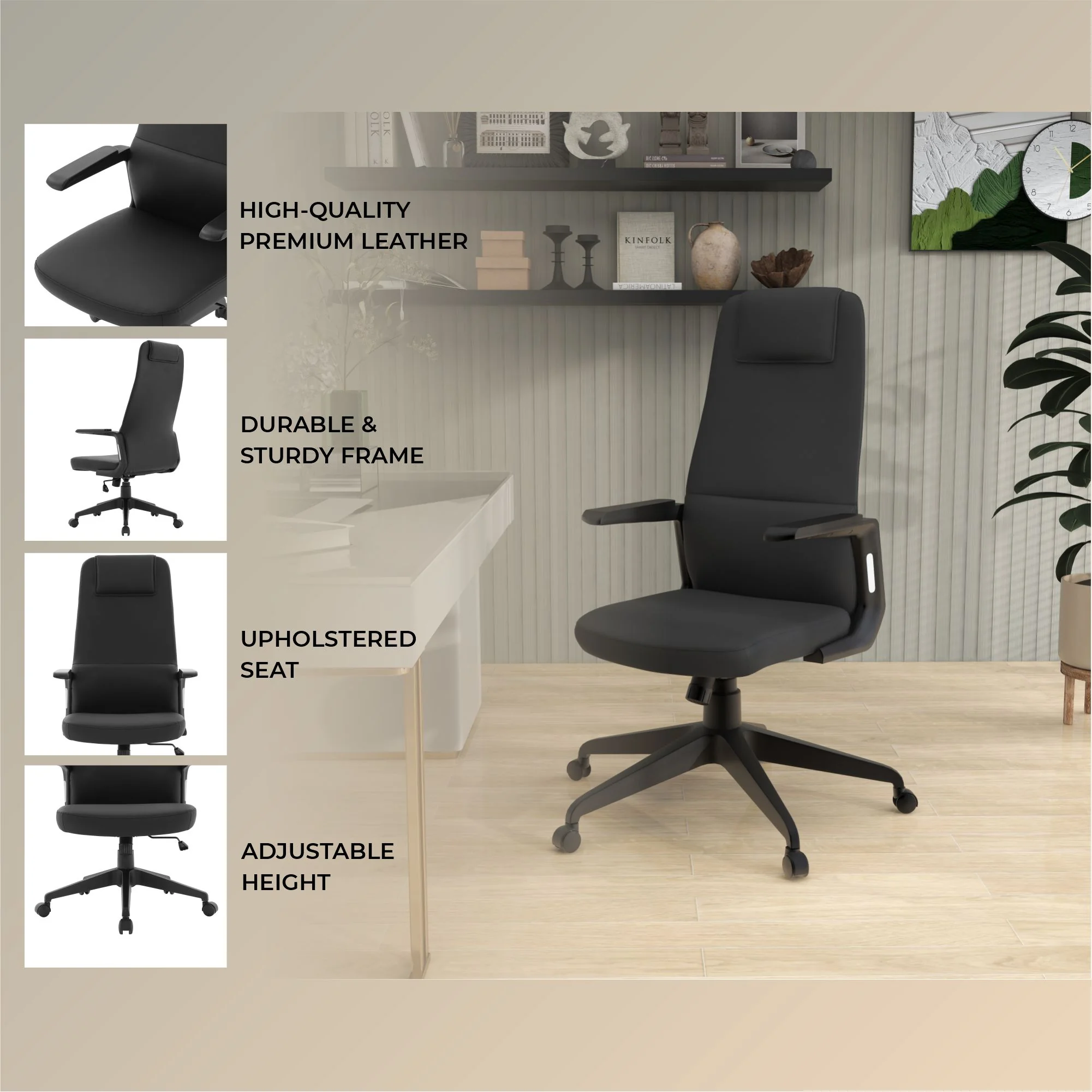 Nexa Collection Modern Office Chair In Black