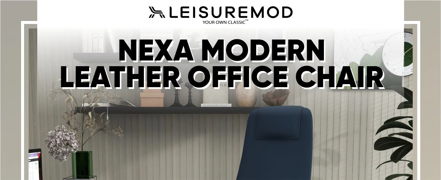 Nexa Collection Modern Office Chair In Blue
