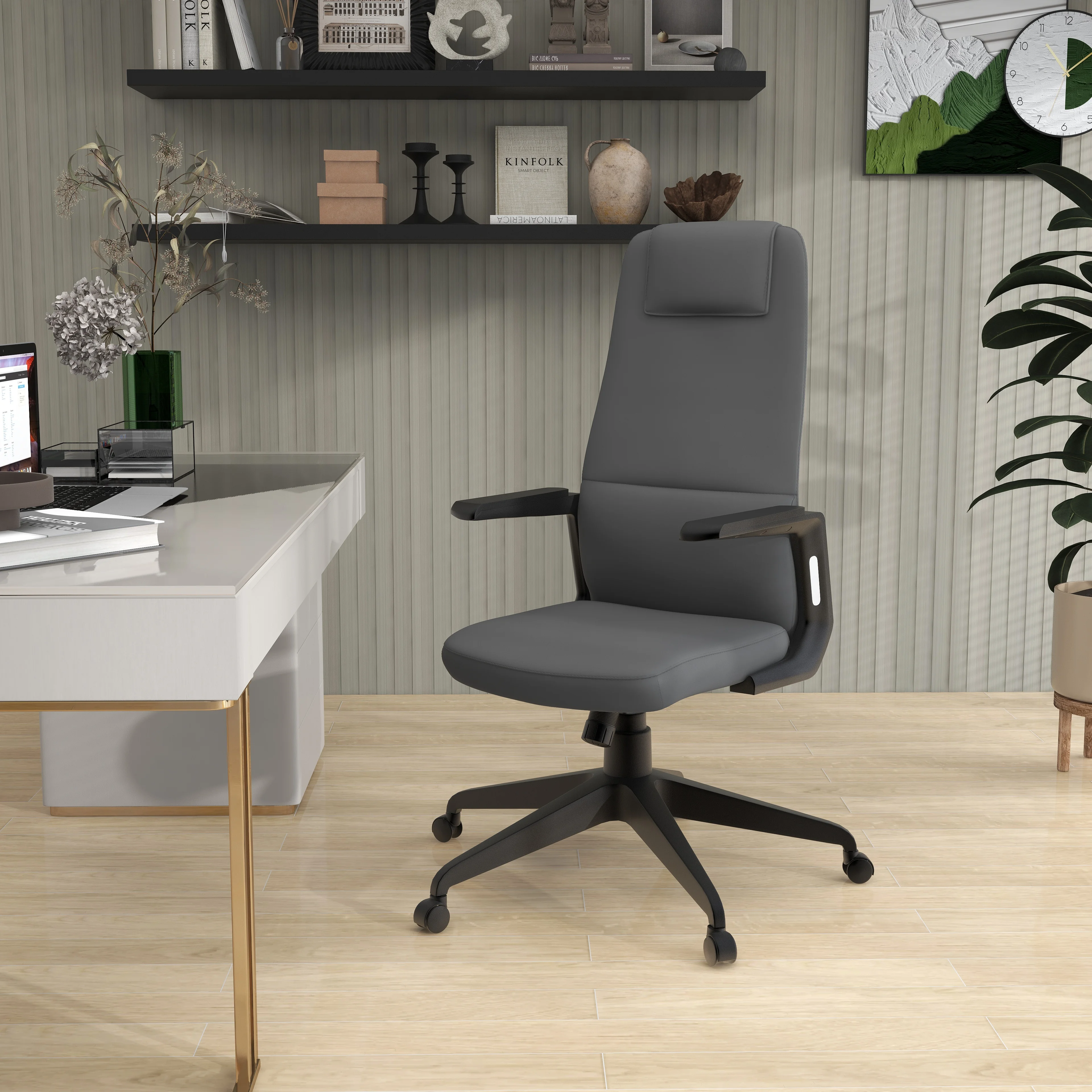 Nexa Collection Modern Office Chair In Grey