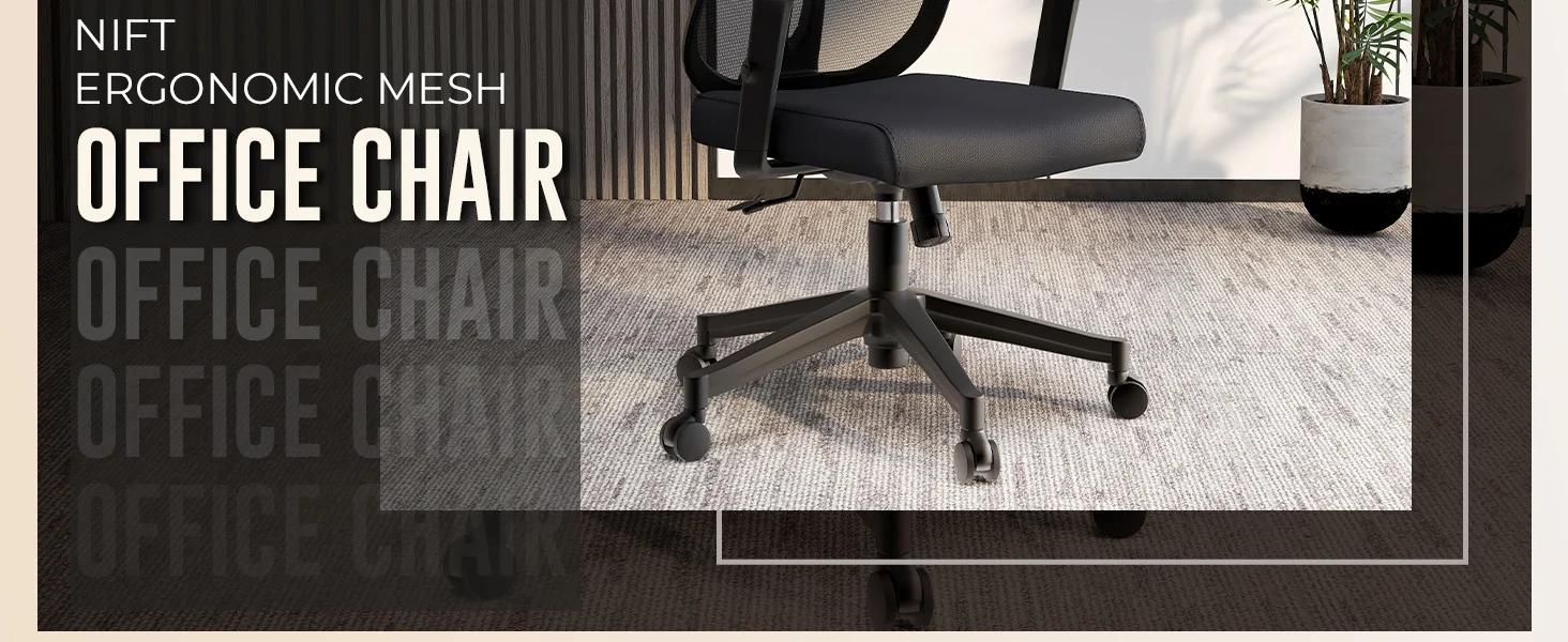 Office Nift Series Office Task Chair In Black