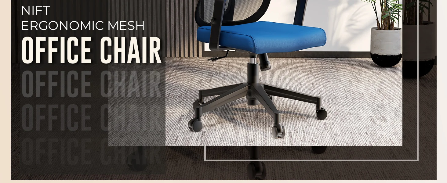 Office Nift Series Office Task Chair In Blue