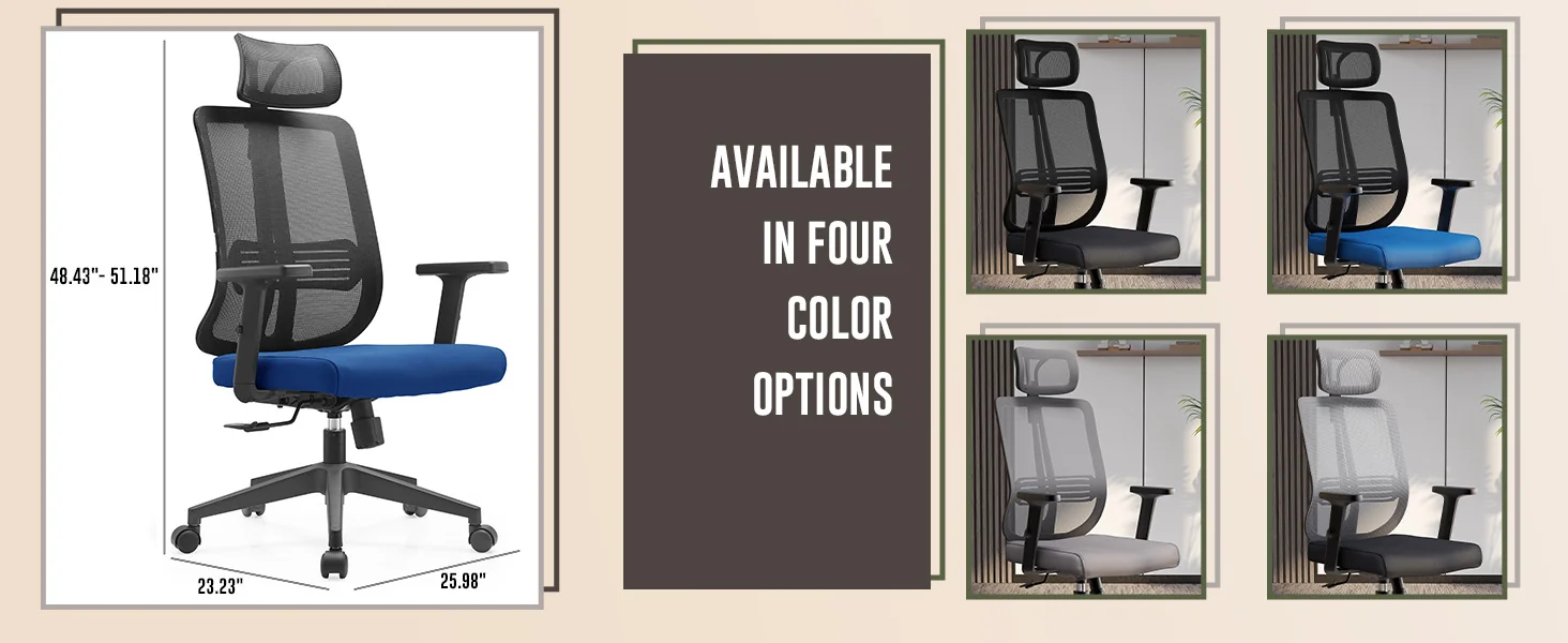 Office Nift Series Office Task Chair In Blue