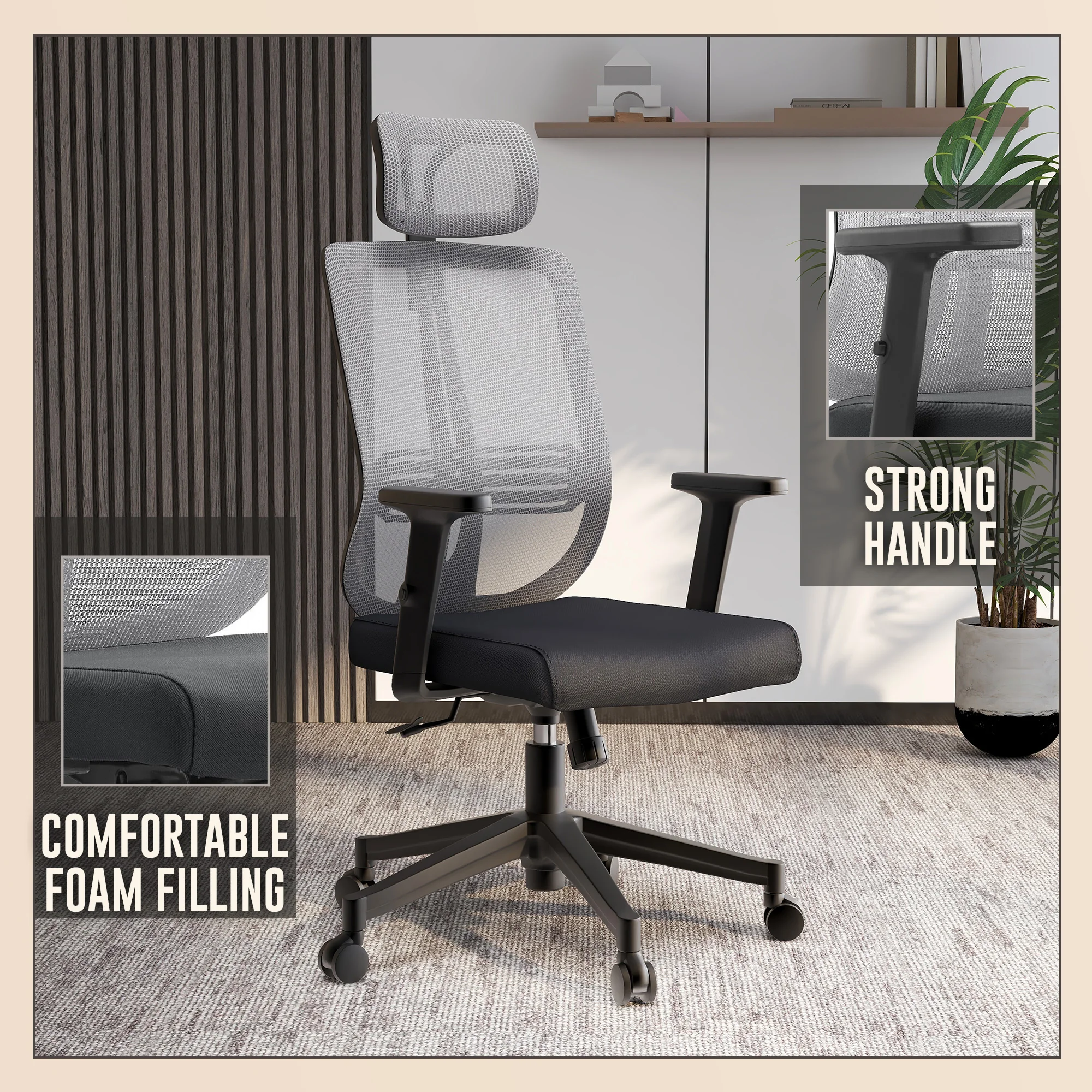 Office Nift Series Office Task Chair In White