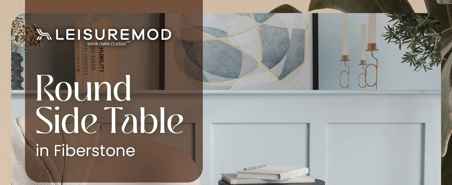 Modern Side End Table Nook Series In Black