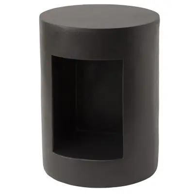Modern Side End Table Nook Series In Black