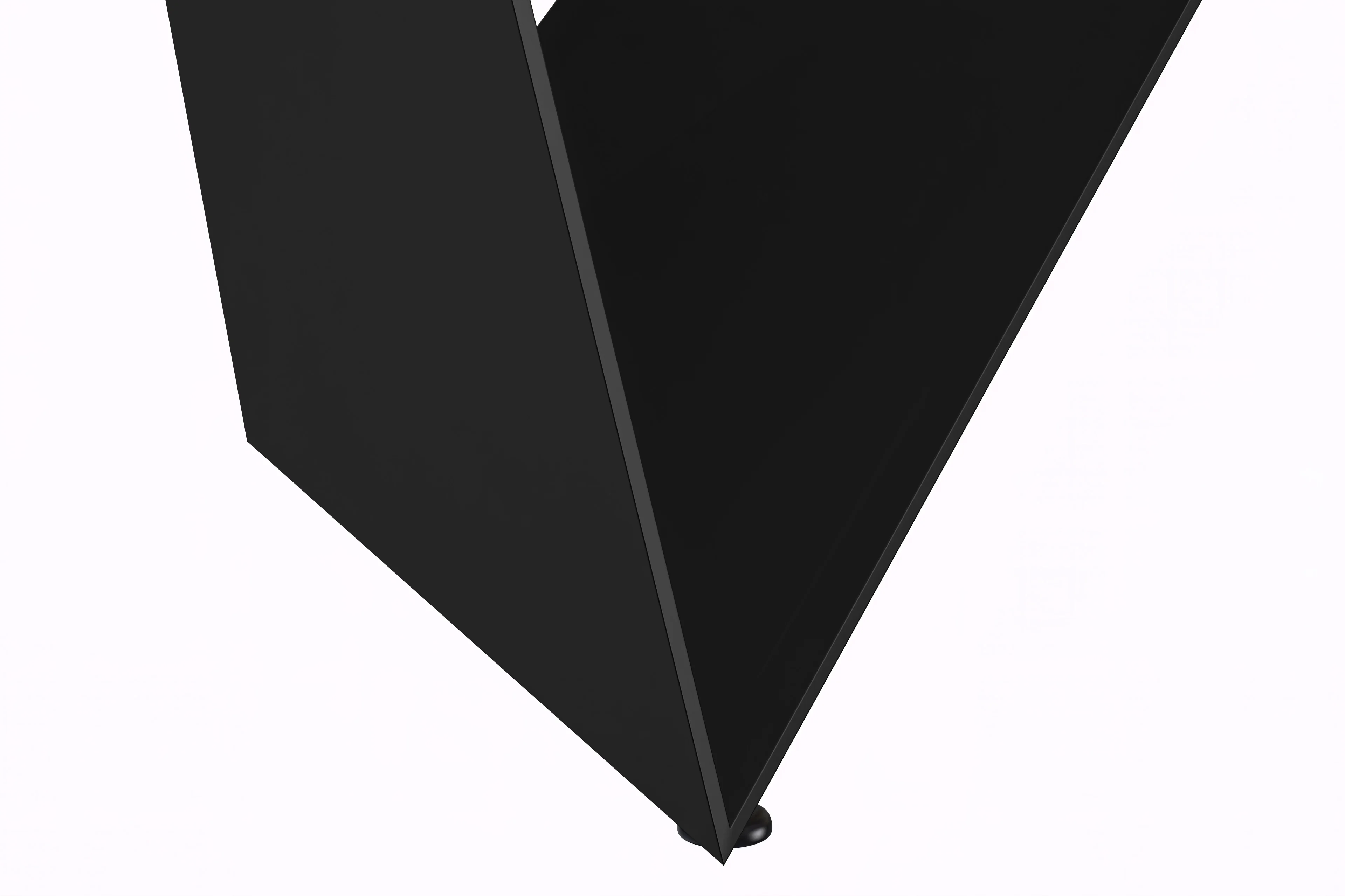 Nuvor Series Modern Dining Table Black Base, With 62 Light Grey Sintered Stone Top