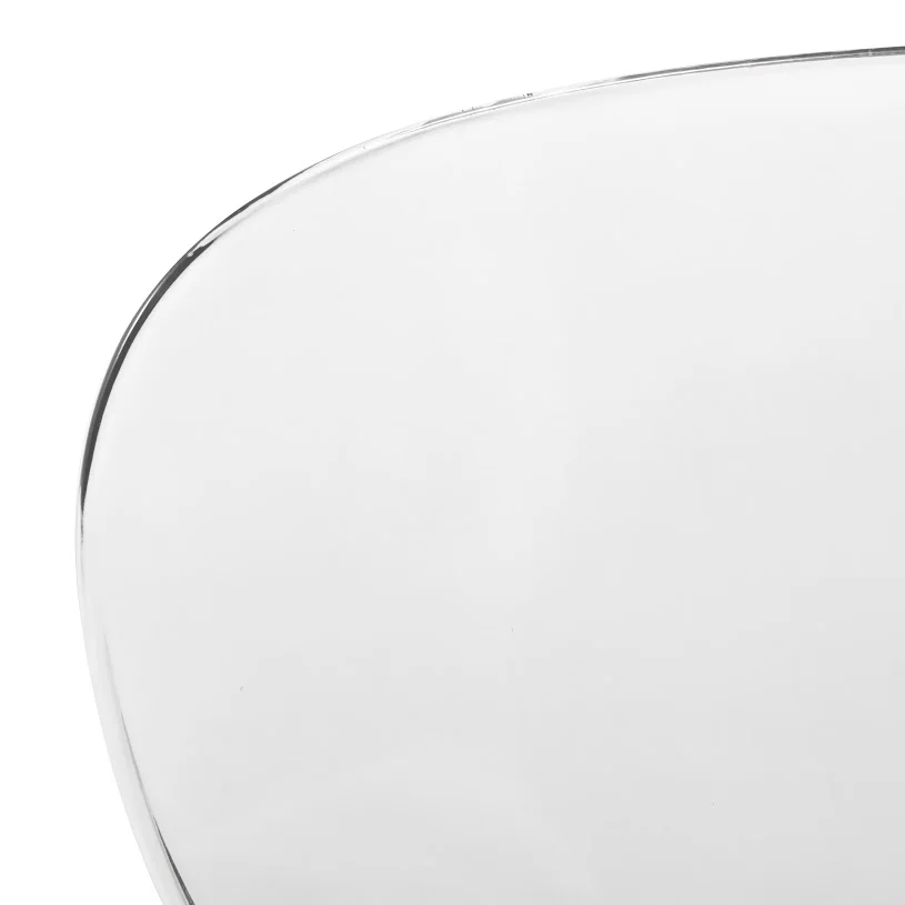 Modern Oyster Transparent Side Chair