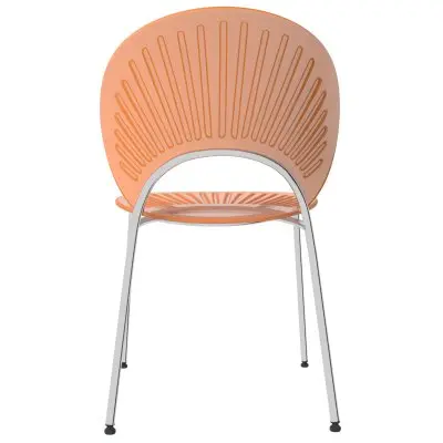 Opulent Series Modern Amber Dining Chair Set of 4