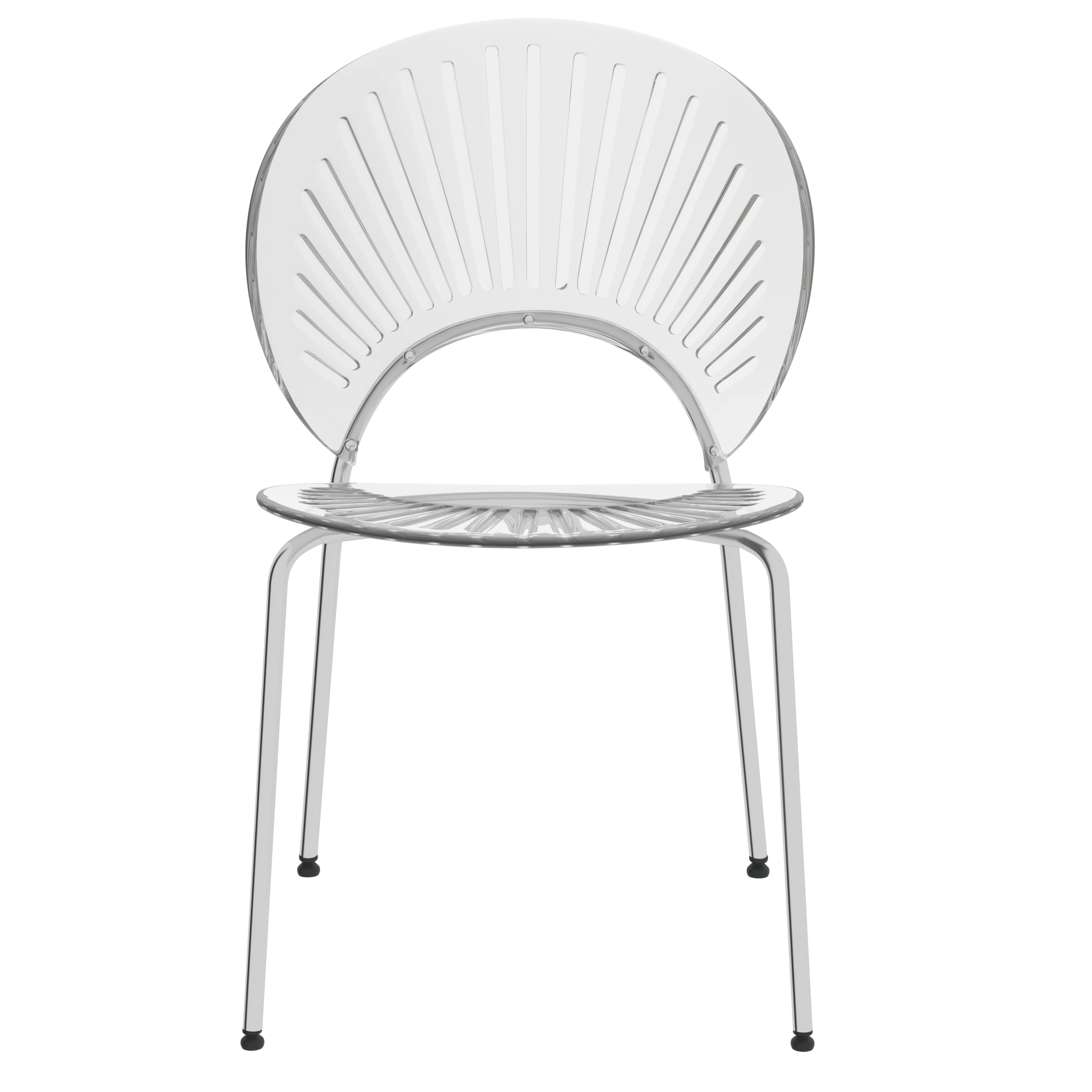 Opulent Series Modern Clear Dining Chair