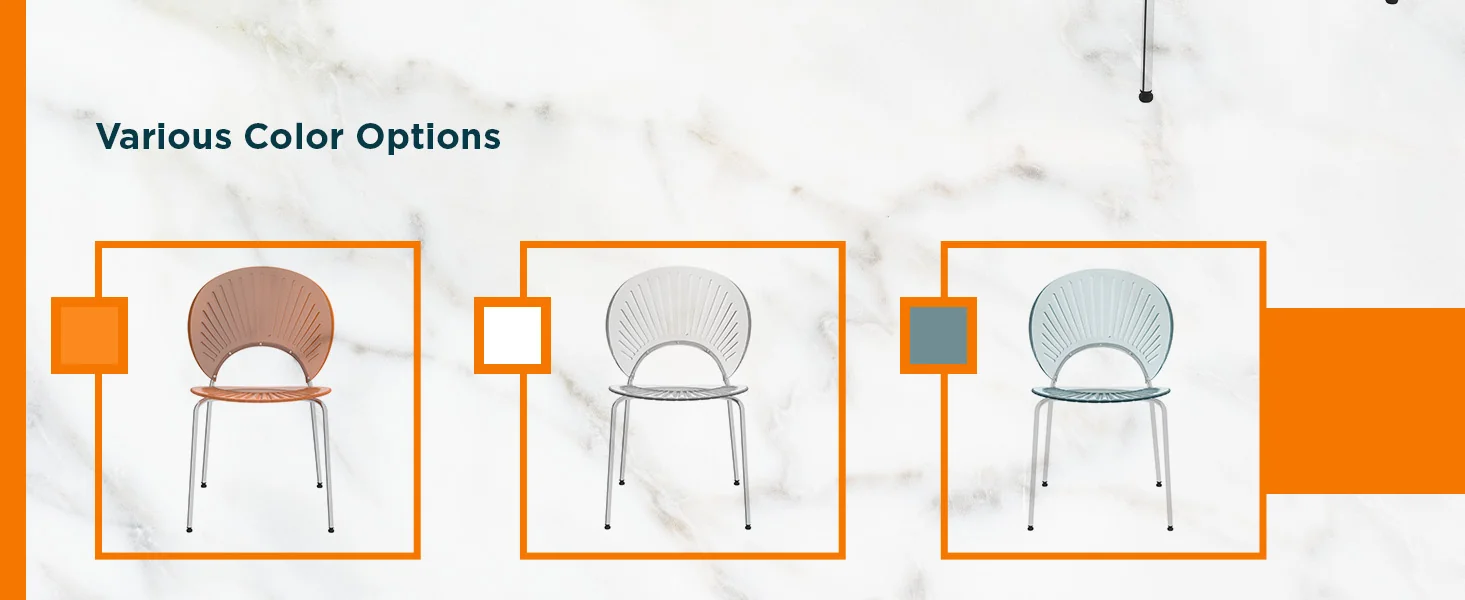 Opulent Series Modern Clear Dining Chair Set of 2