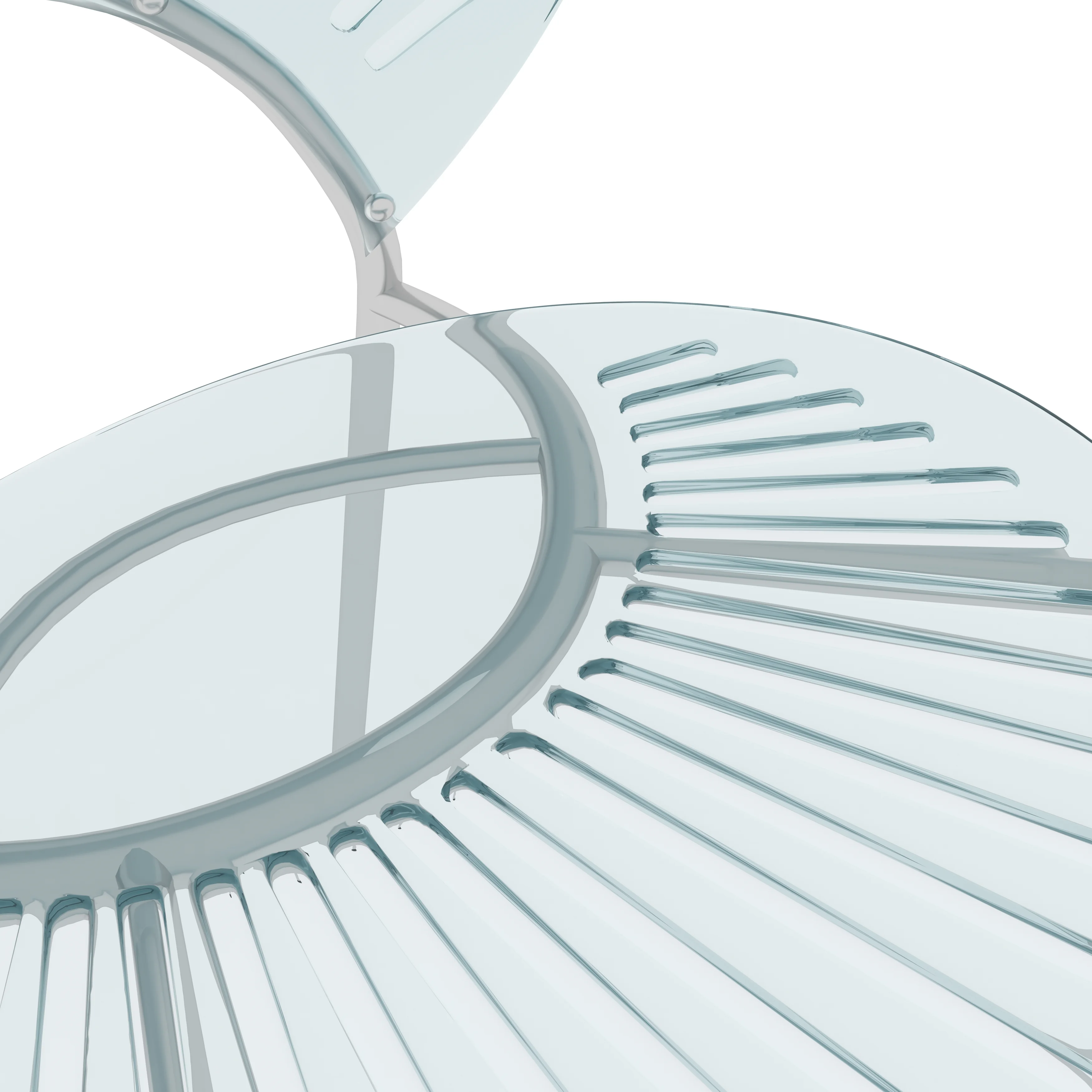 Opulent Series Modern Smoke Dining Chair Set of 4