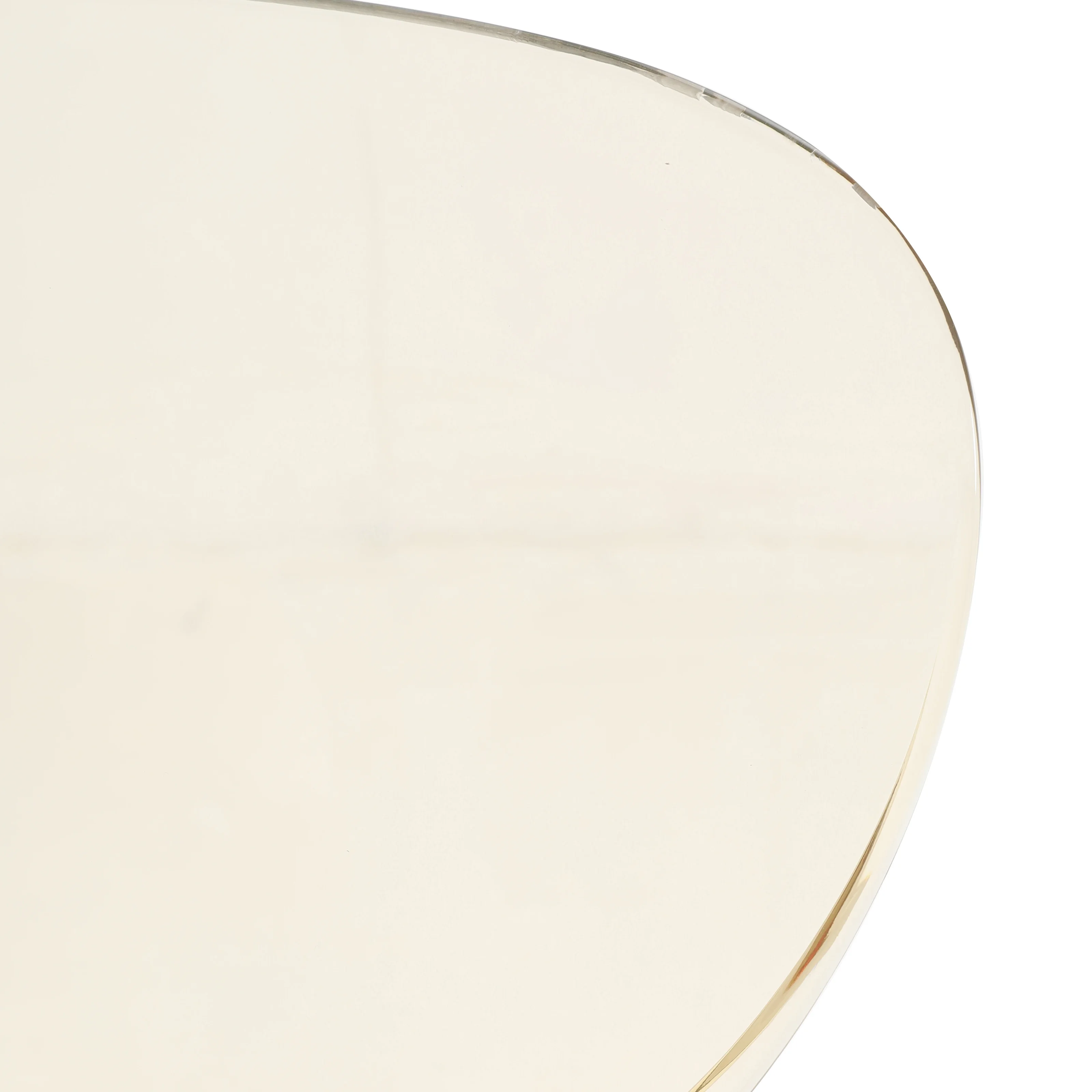 Modern Oyster Transparent Side Chair in Black Base set of 2