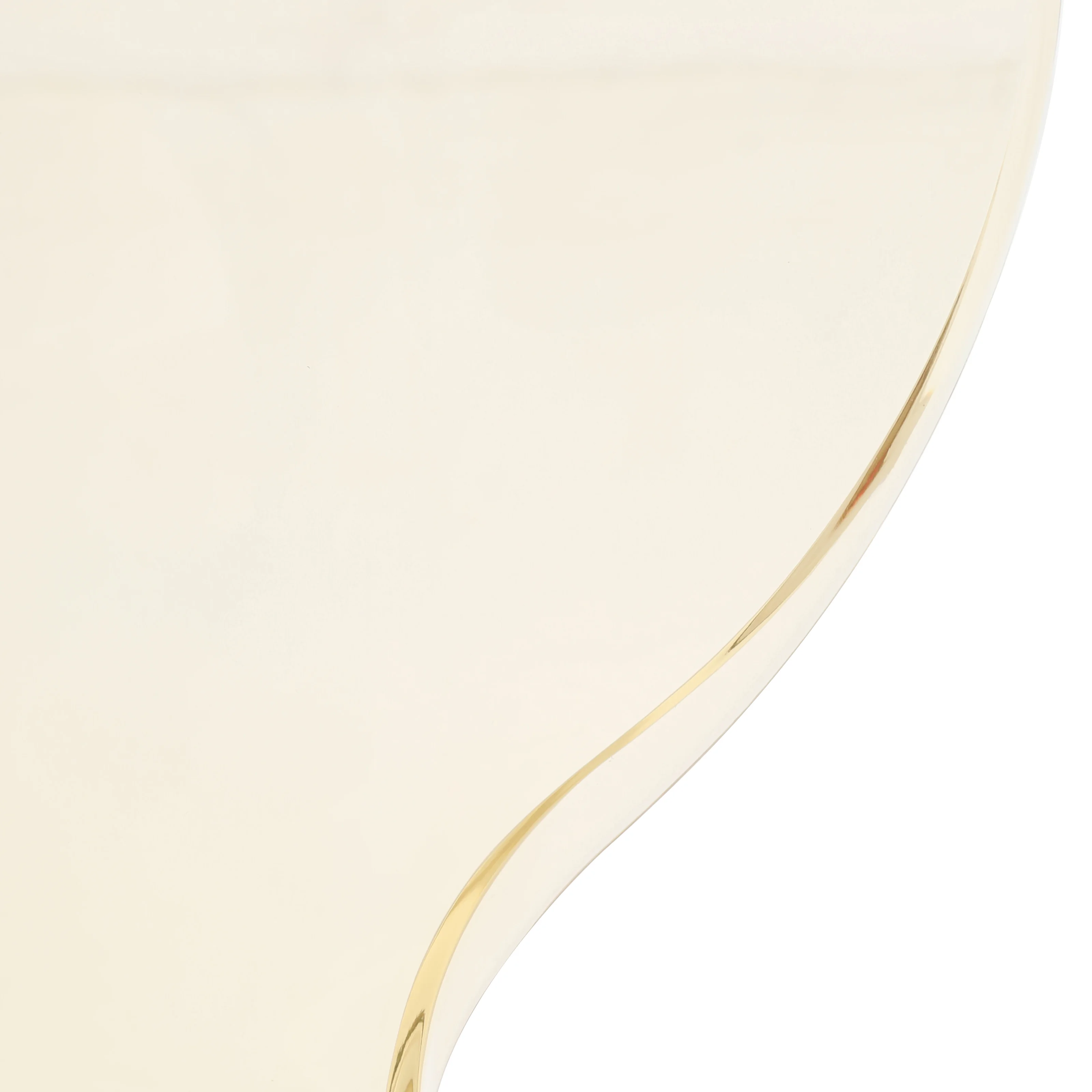 Modern Oyster Transparent Side Chair in White Base