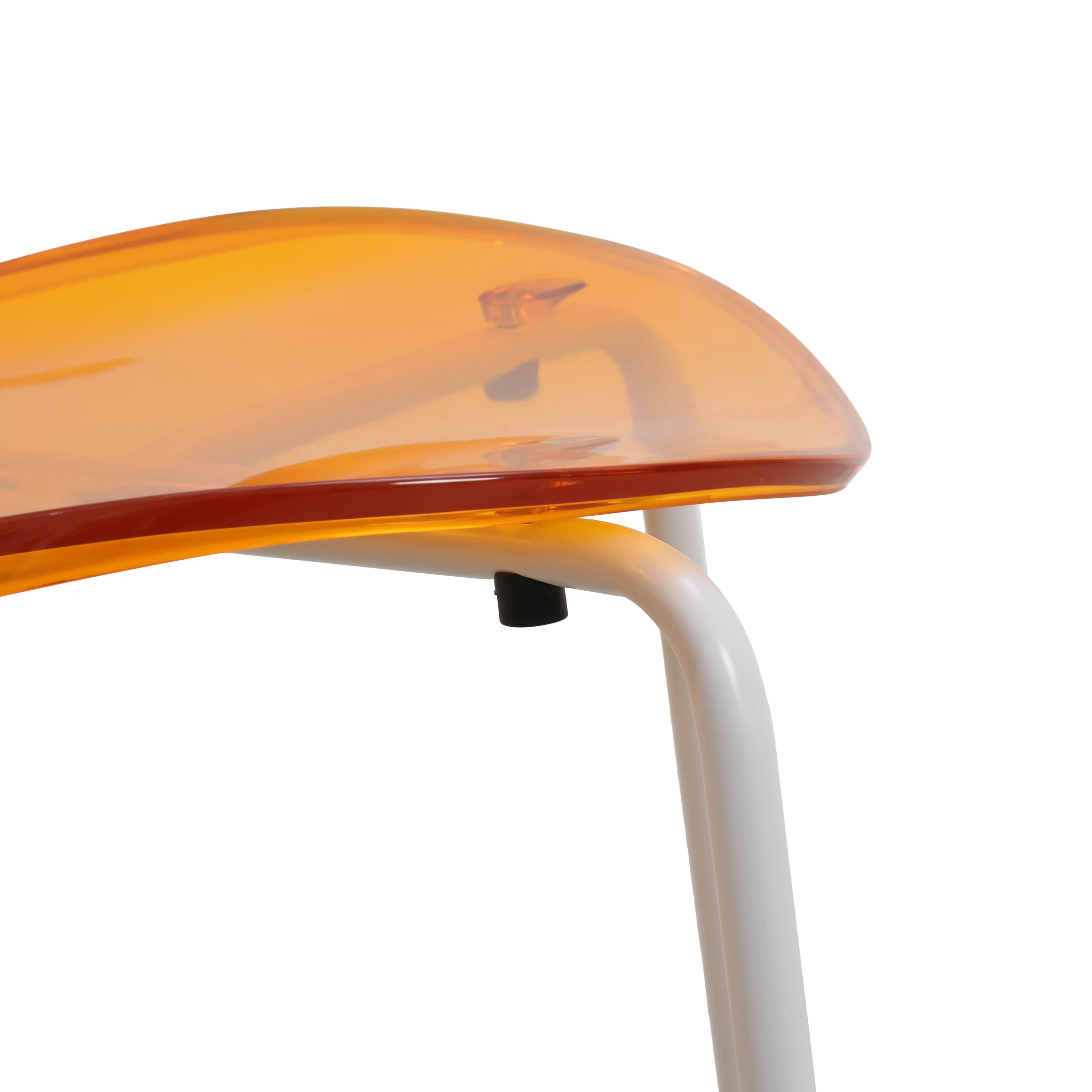 5-Piece Dining Set Round White MDF Dining Table and 4 Plastic Dining Chairs with White Base