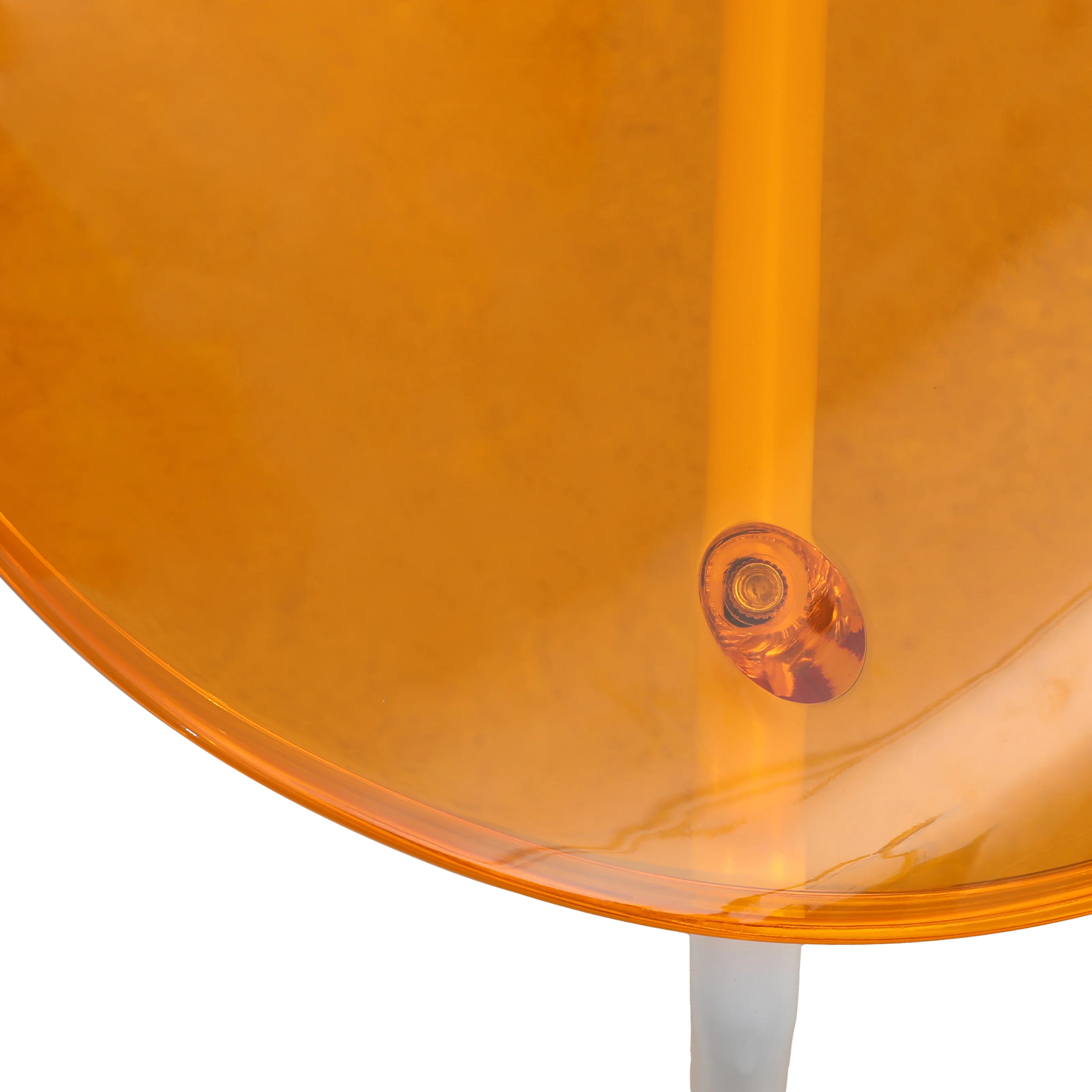 5-Piece Dining Set Round White MDF Dining Table and 4 Plastic Dining Chairs with White Base