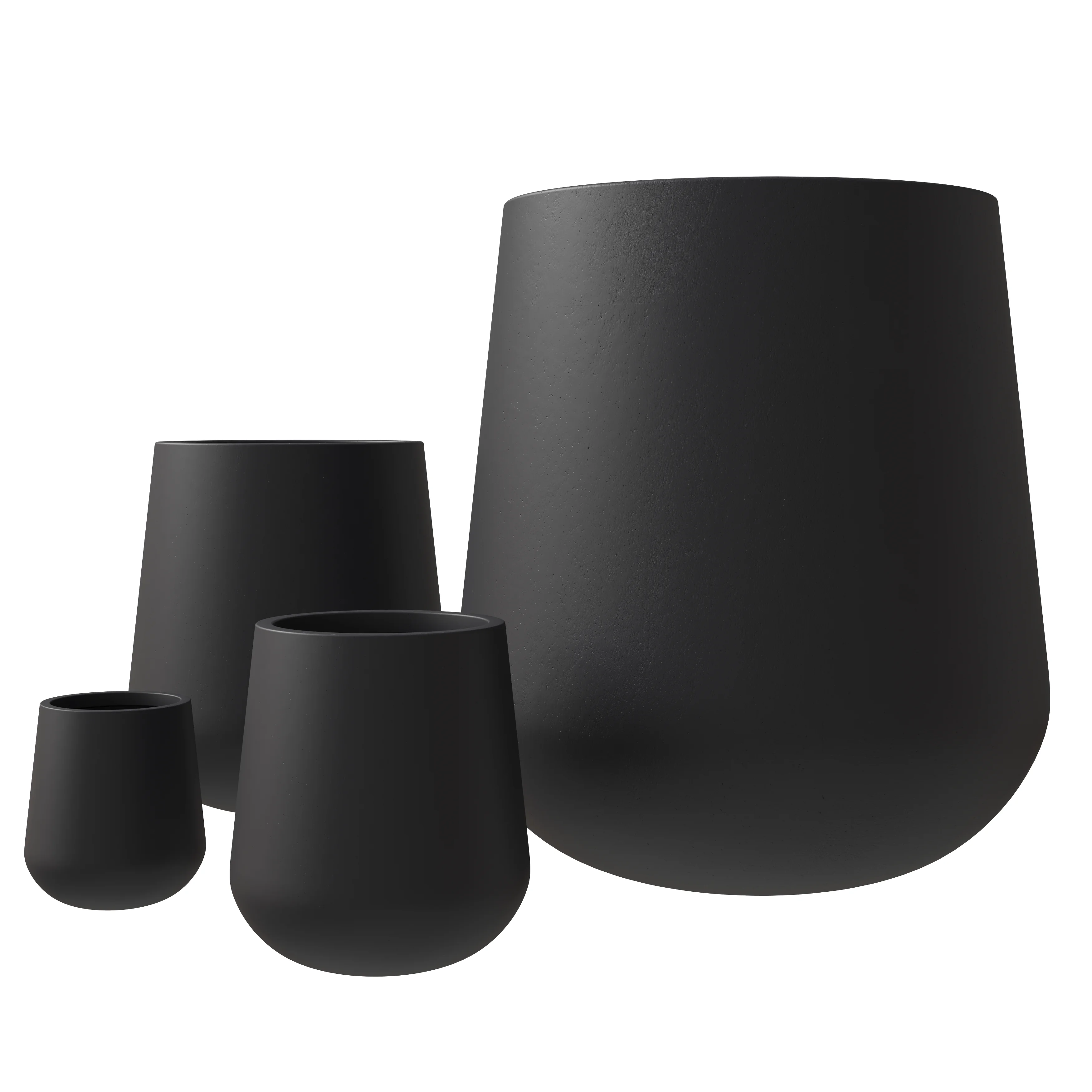 Orchid Planter Set Black