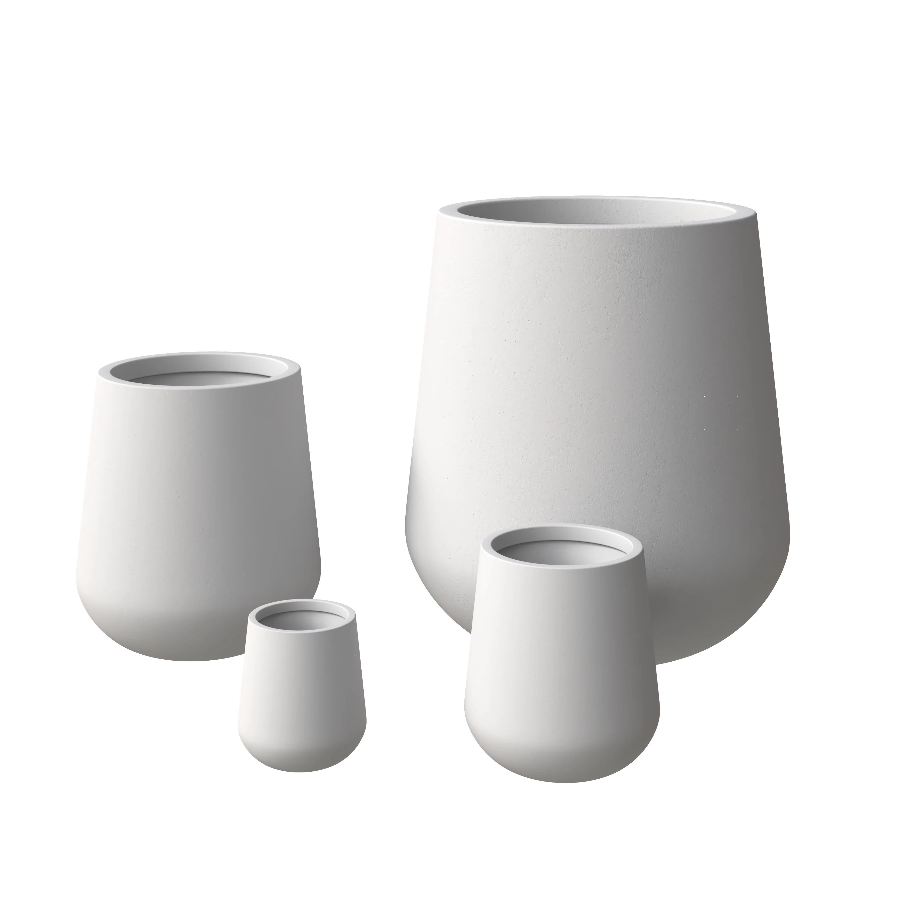 Orchid Planter Set White