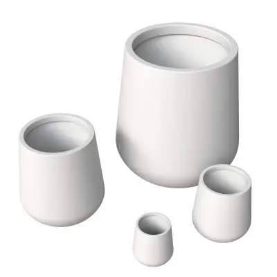 Orchid Planter Set White