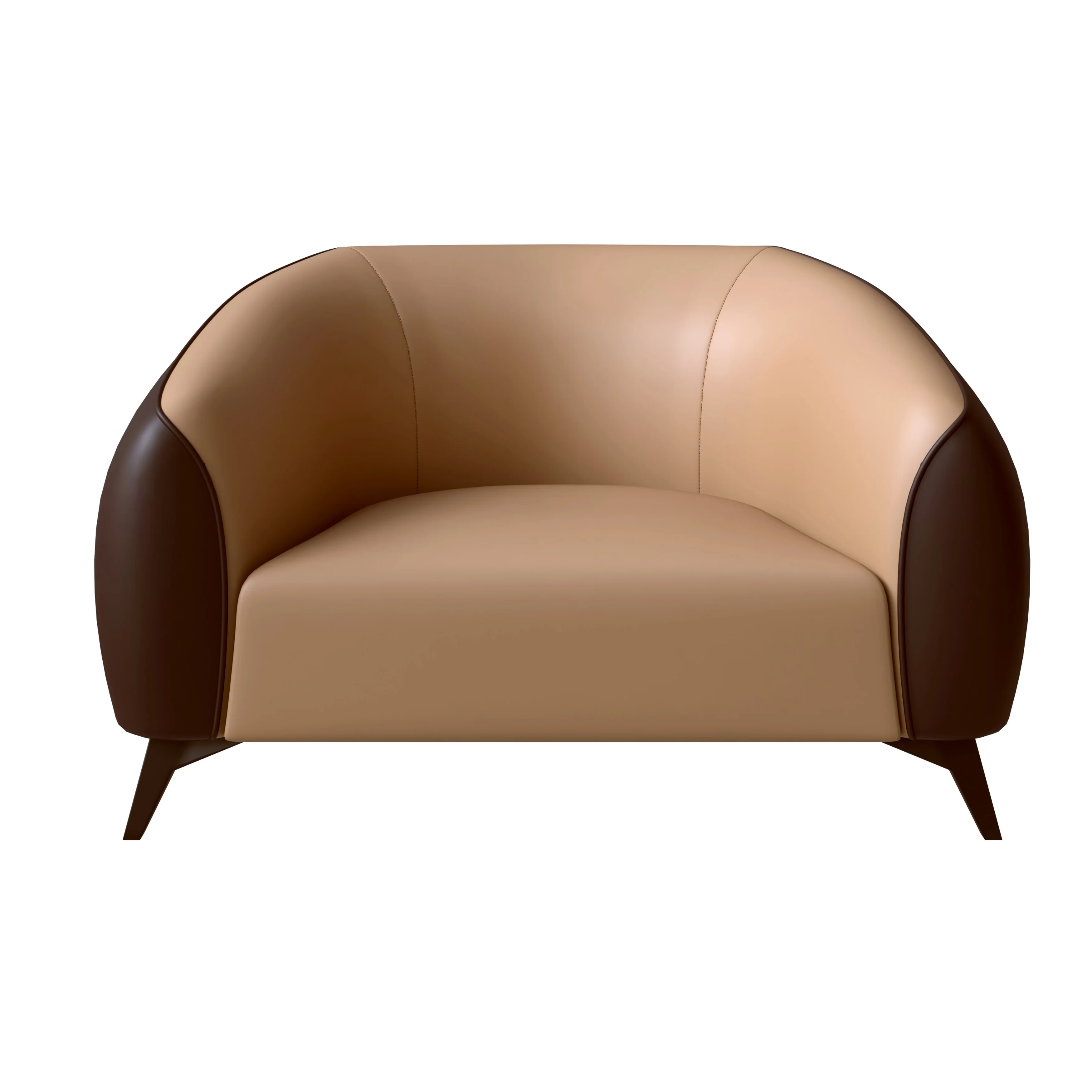 Opula Collection Single Seater Sofa In Brown