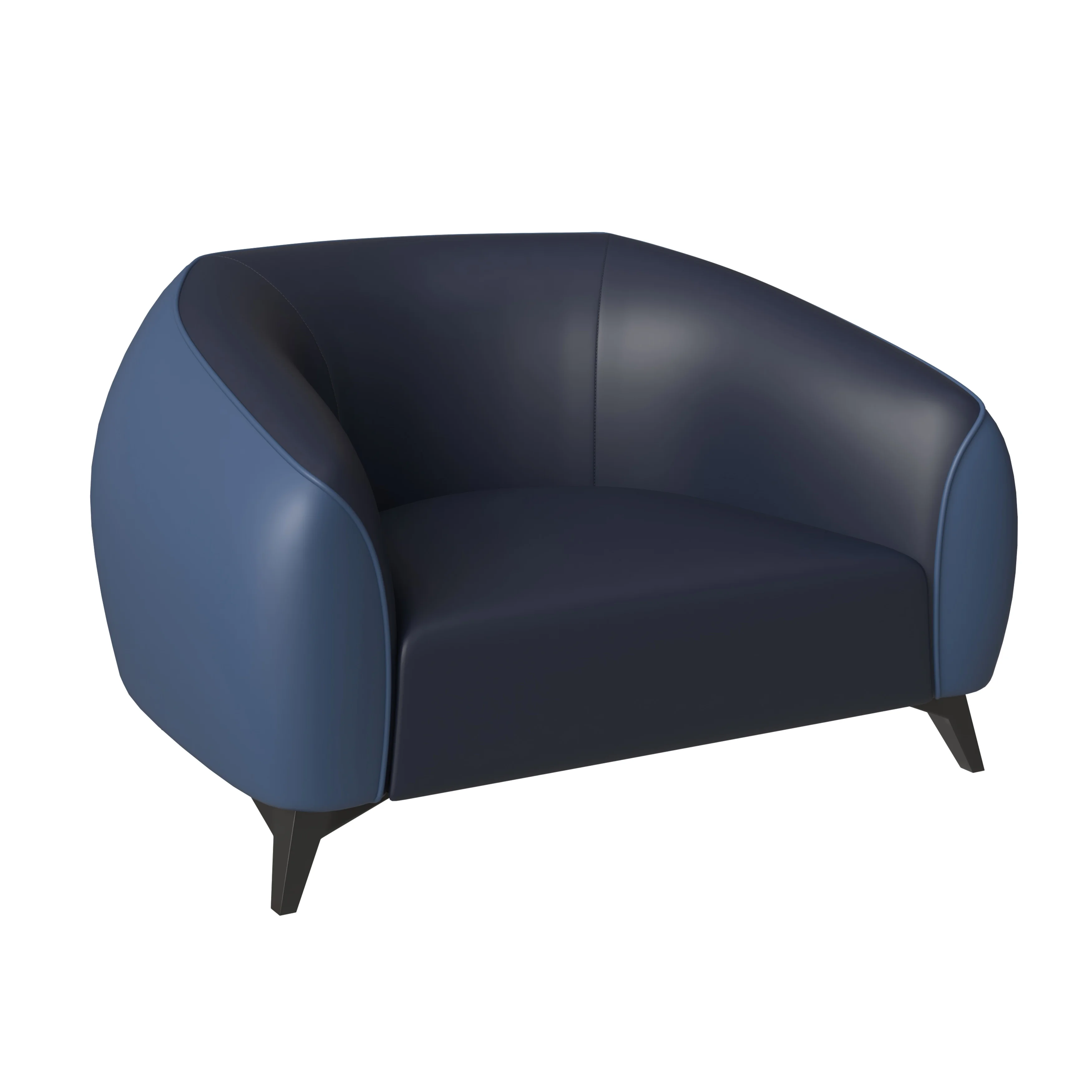 Opula Collection Single Seater Sofa In Blue