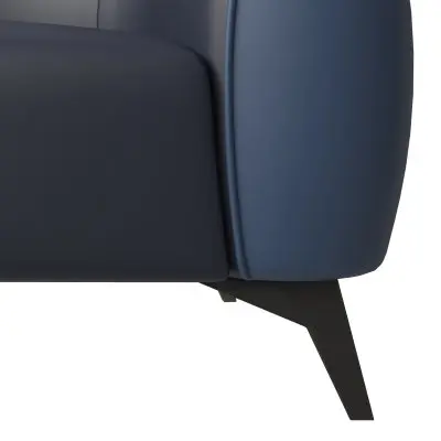 Opula Collection Single Seater Sofa In Blue
