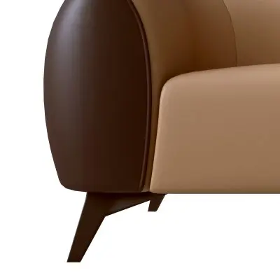 Opula Collection Three Seater Sofa In Brown