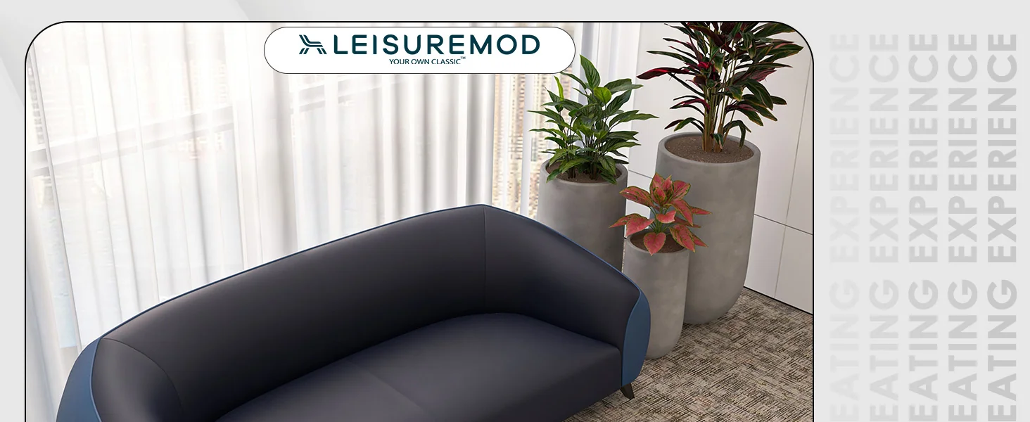 Opula Collection Three Seater Sofa In Blue