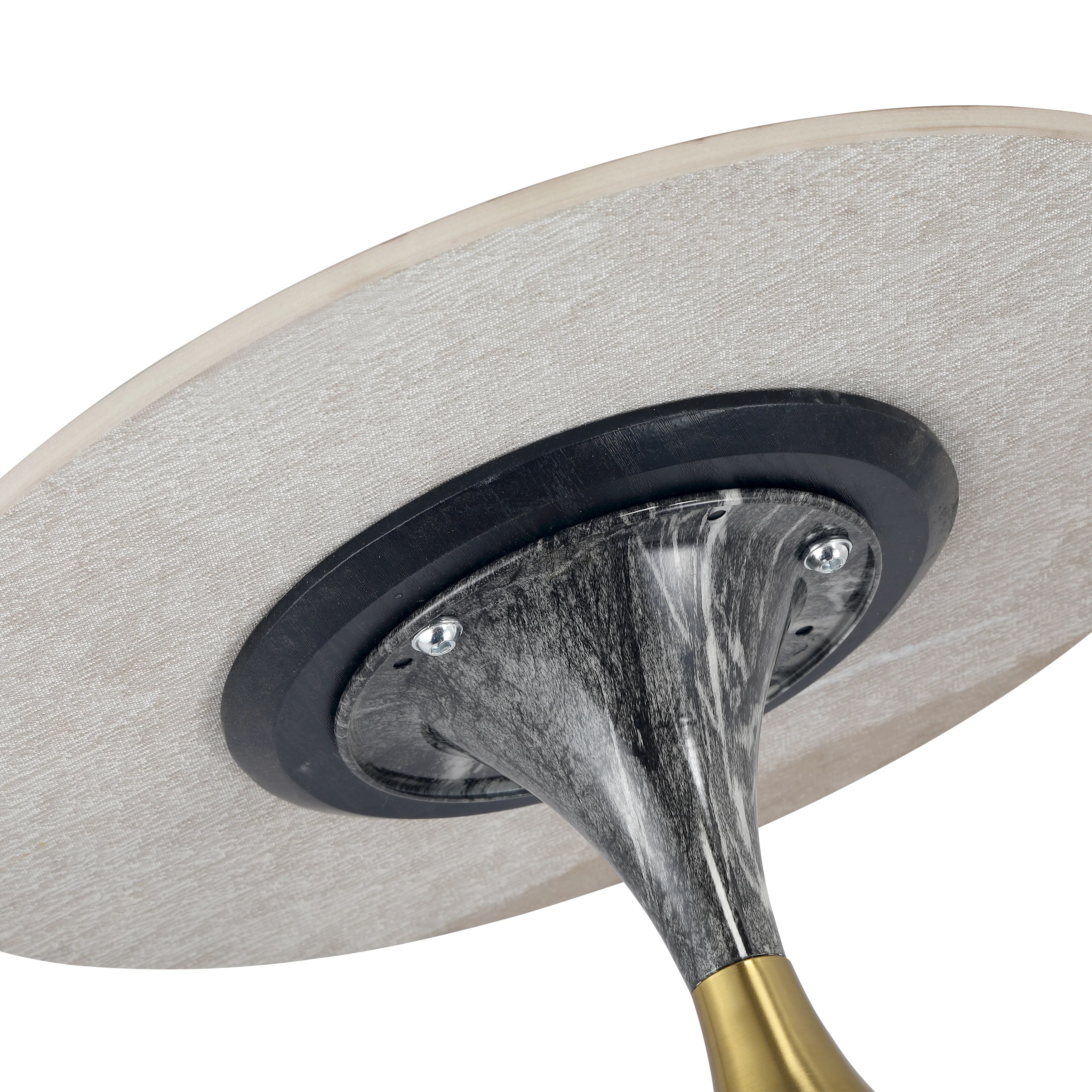 Oslo Collection Modern End Table In Grey