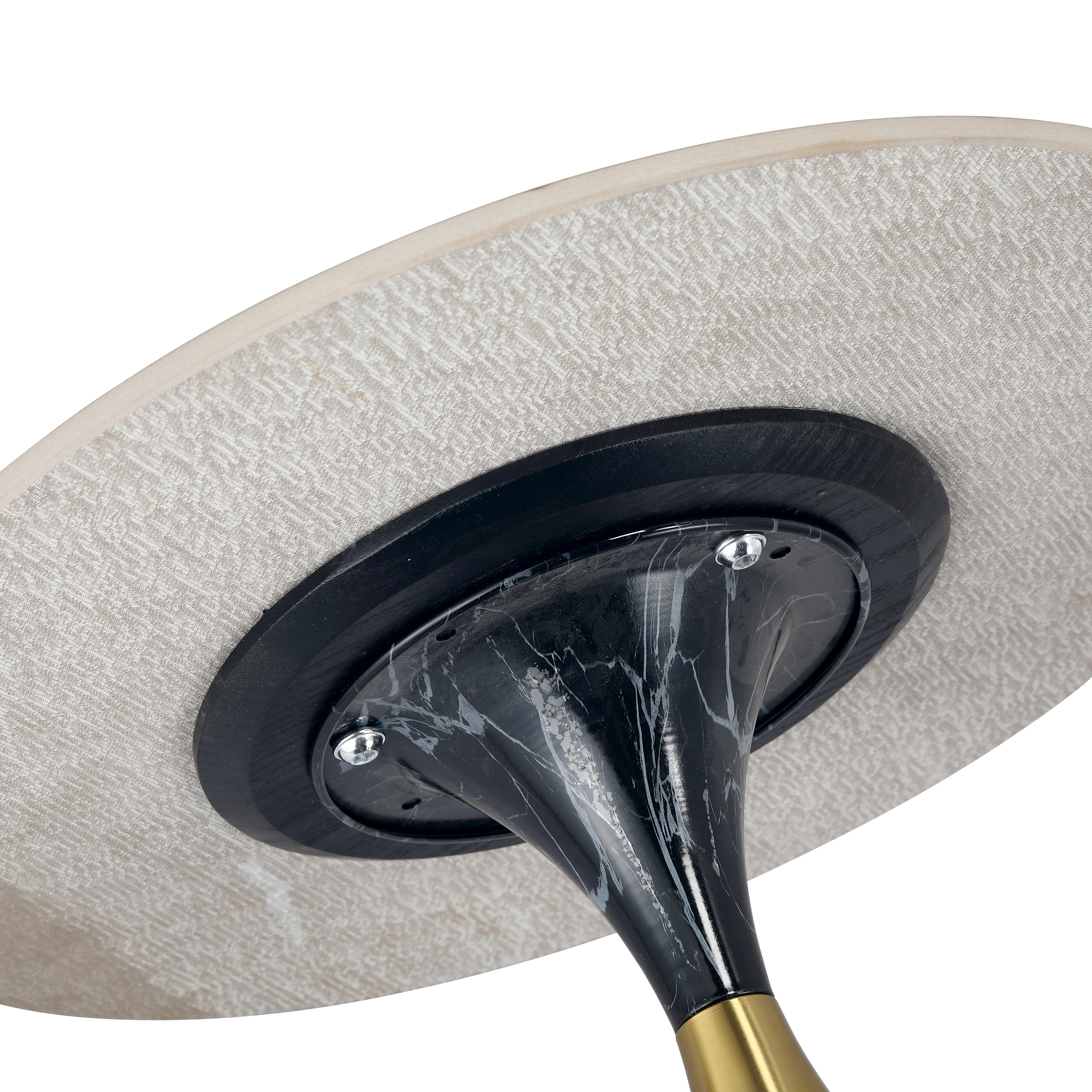 Oslo Collection Modern End Table In Stone Black