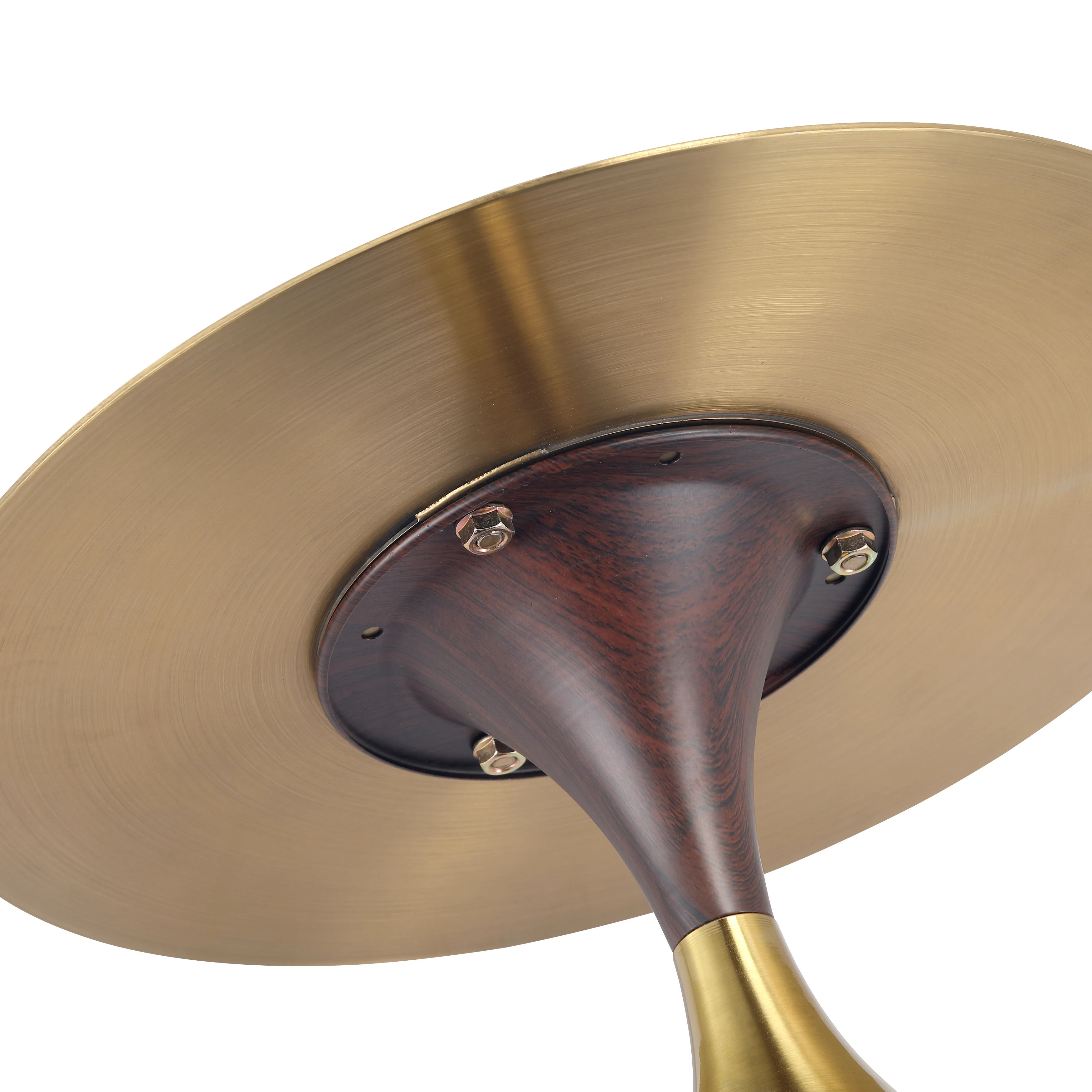 Oslo Collection Modern End Table In Wood Brown