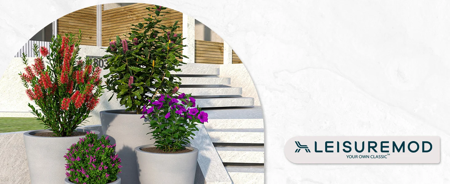 Pebble Planter Set Grey