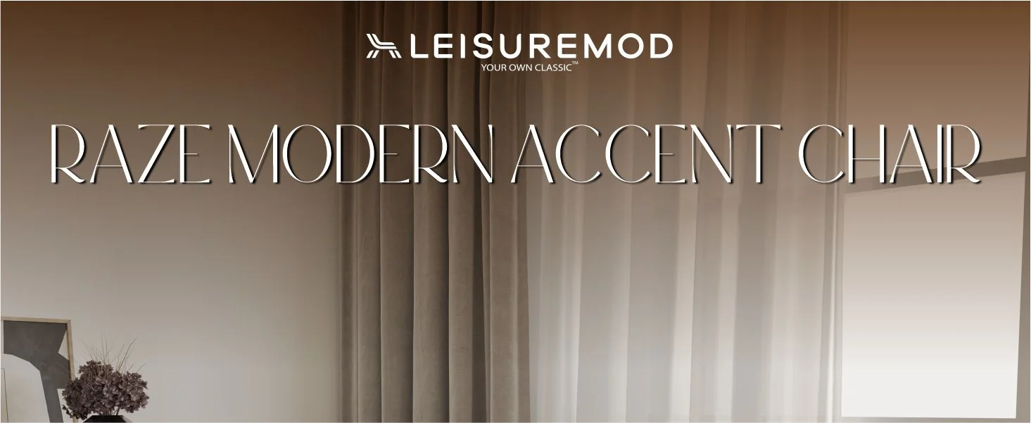 Raze Collection Modern Accent Chair in Beige Velvet