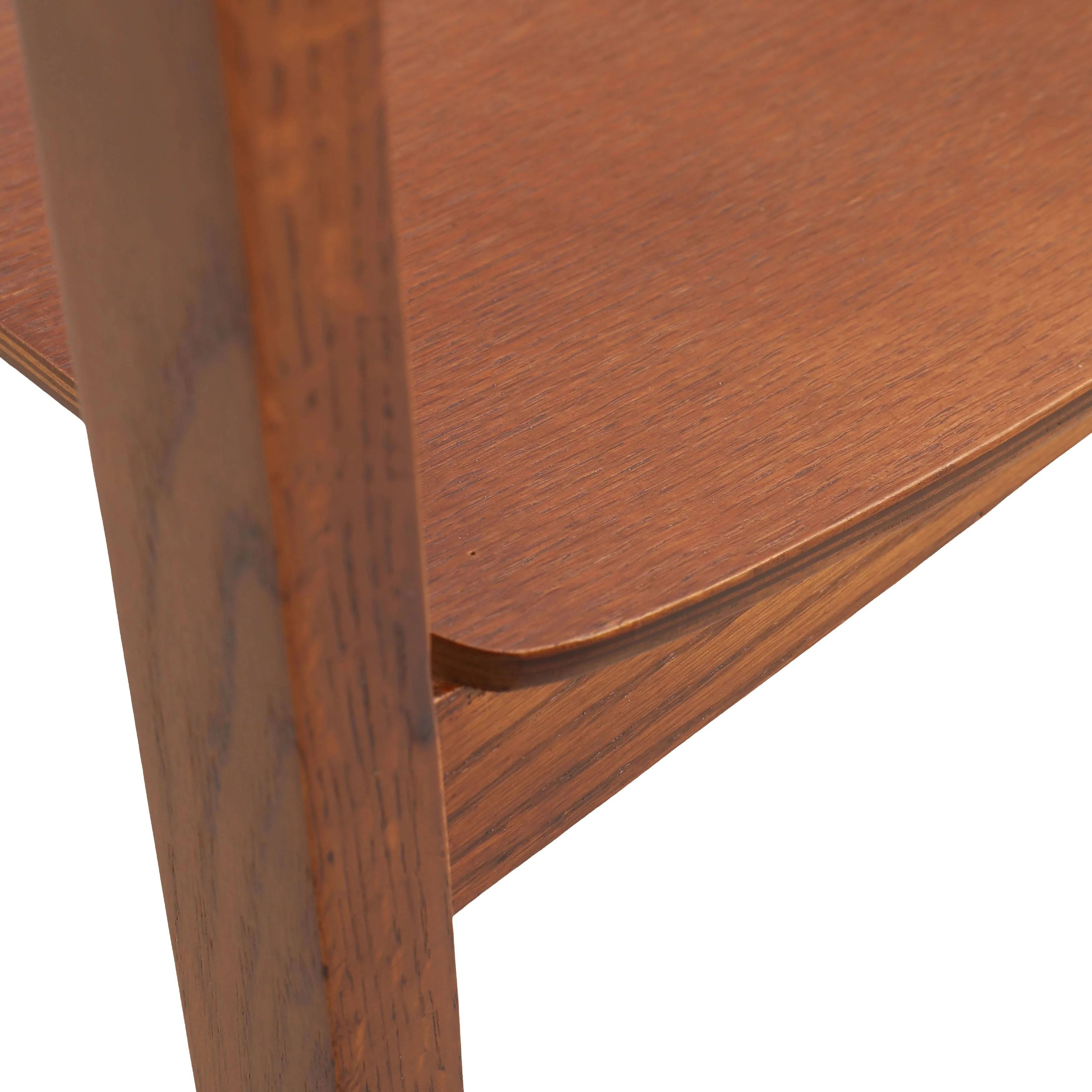 Rivo Collection Elegant Dining Chair in Dark Natural Wood