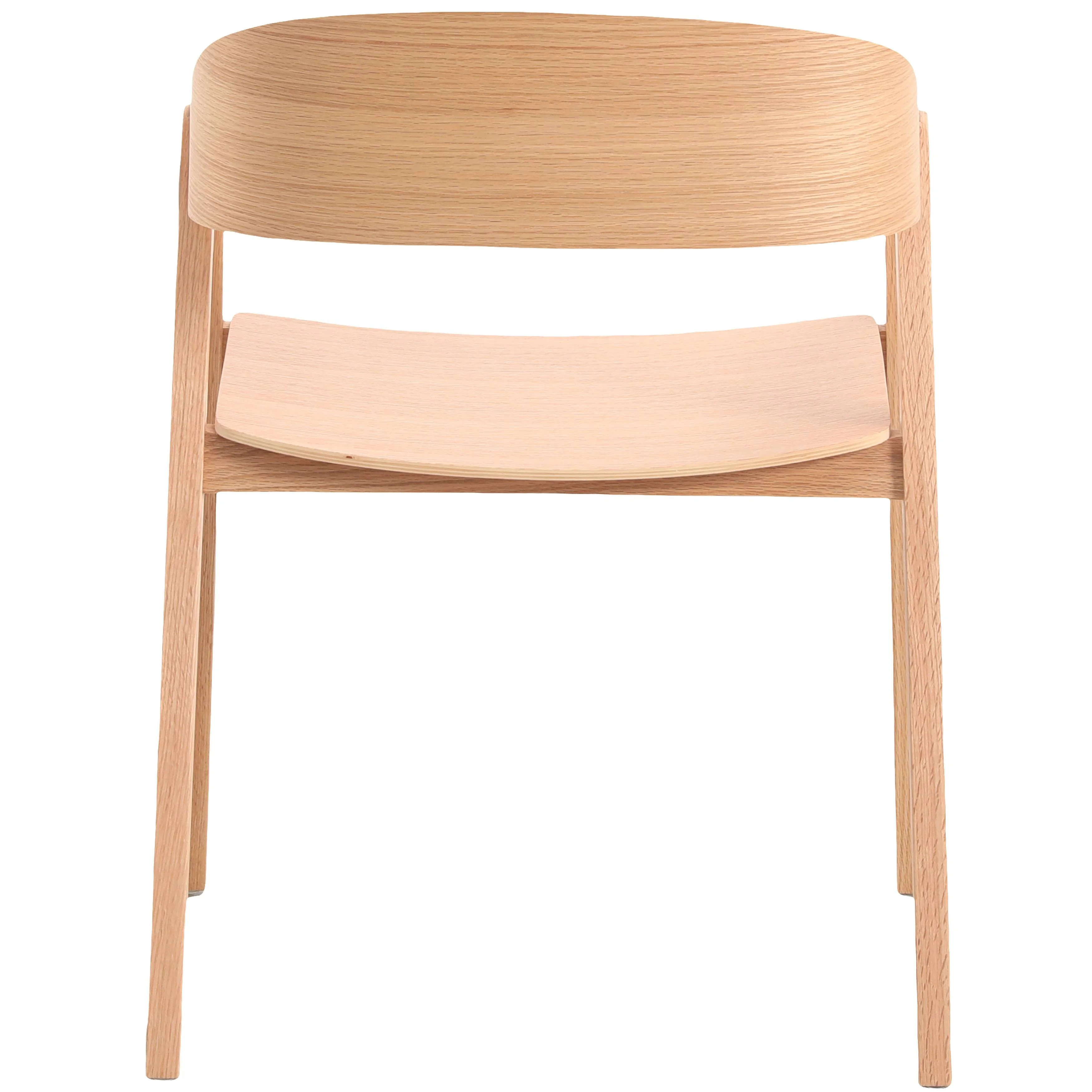 Rivo Collection Elegant Dining Chair in Natural Wood
