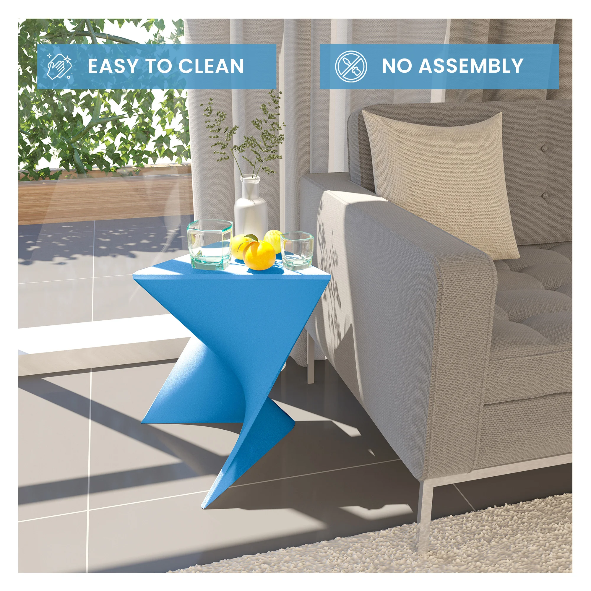 Randolph Modern Side Table Set of 2