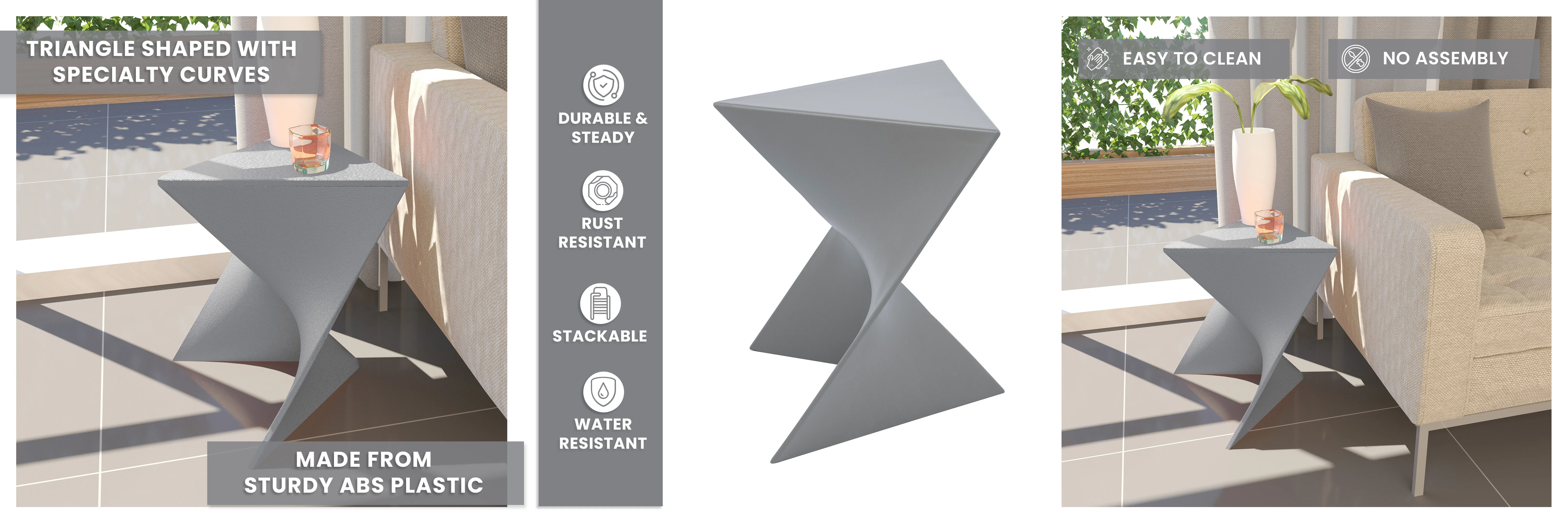 Randolph Modern Side Table Set of 2