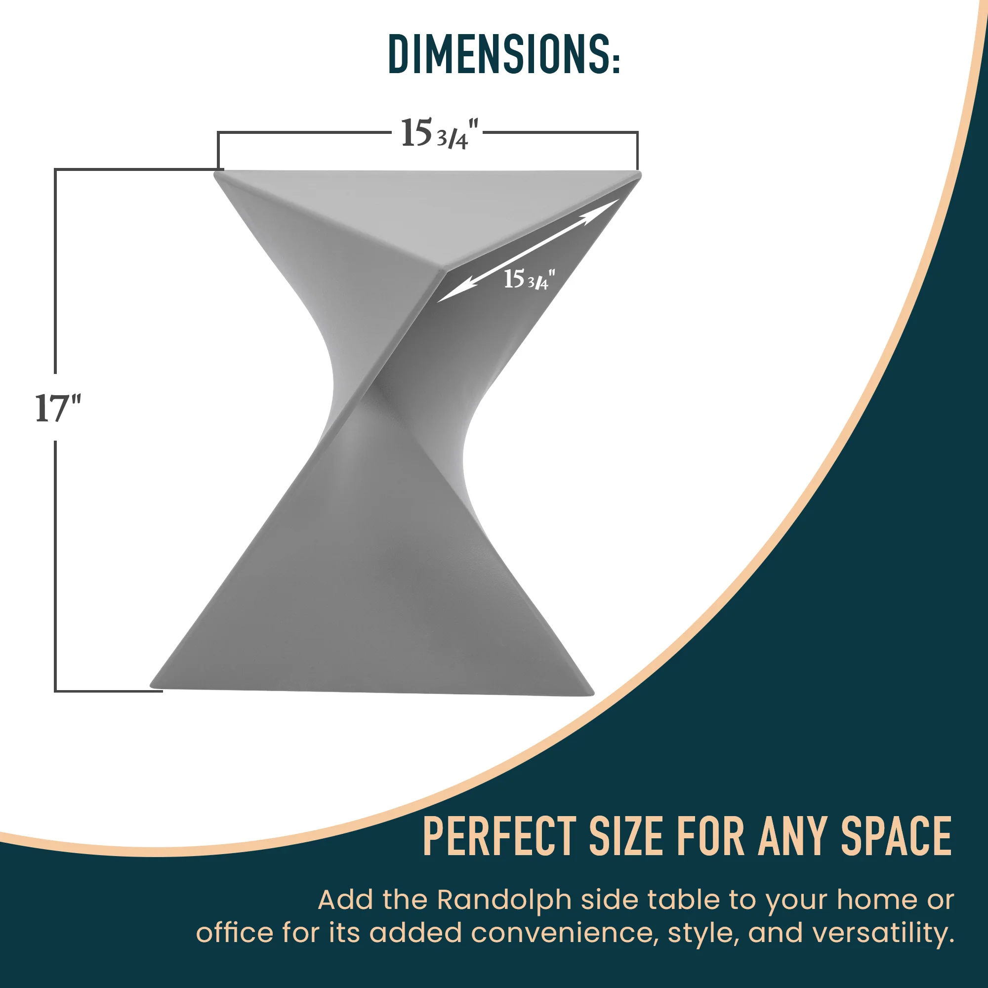 Randolph Modern Side Table Set of 4