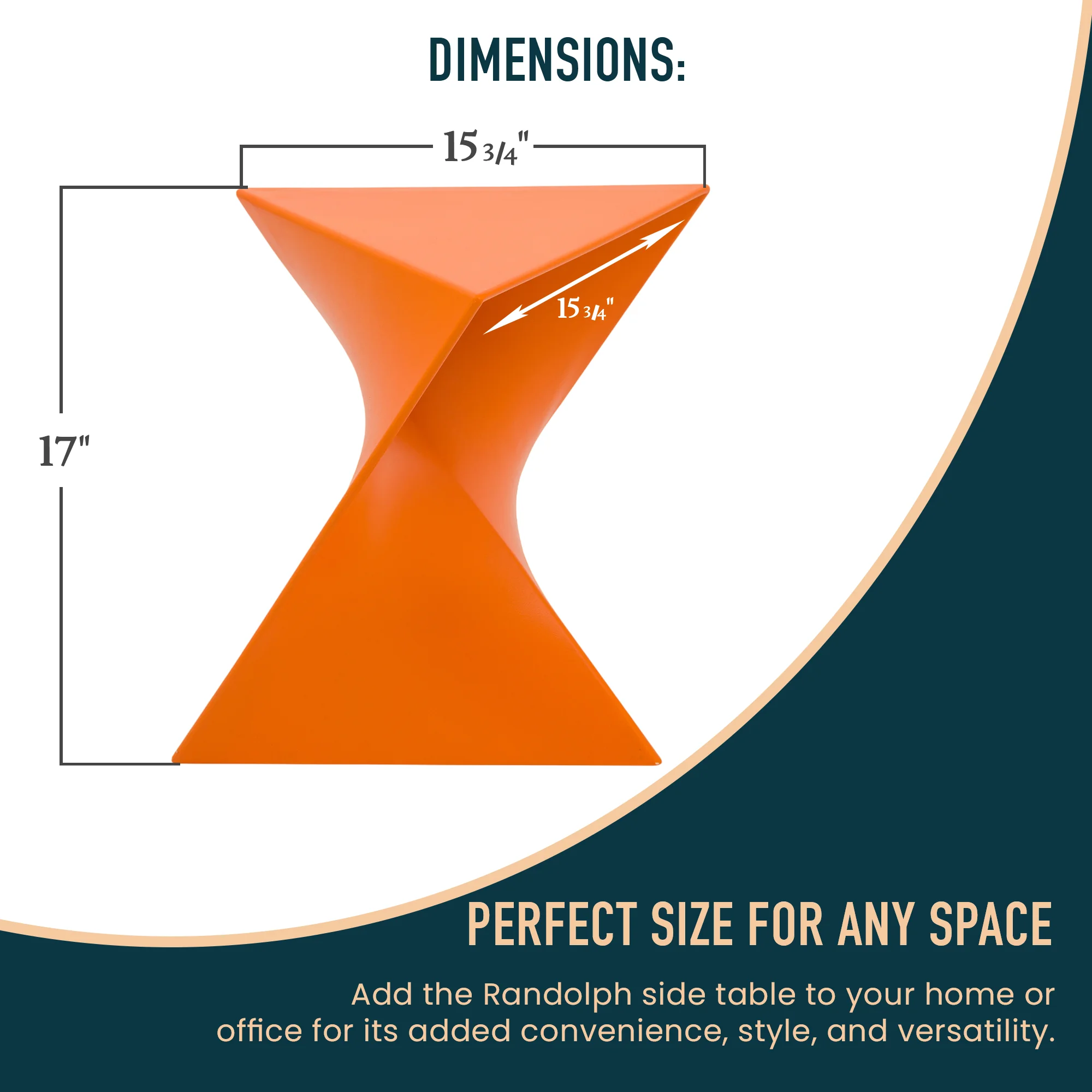 Randolph Modern Side Table Set of 2