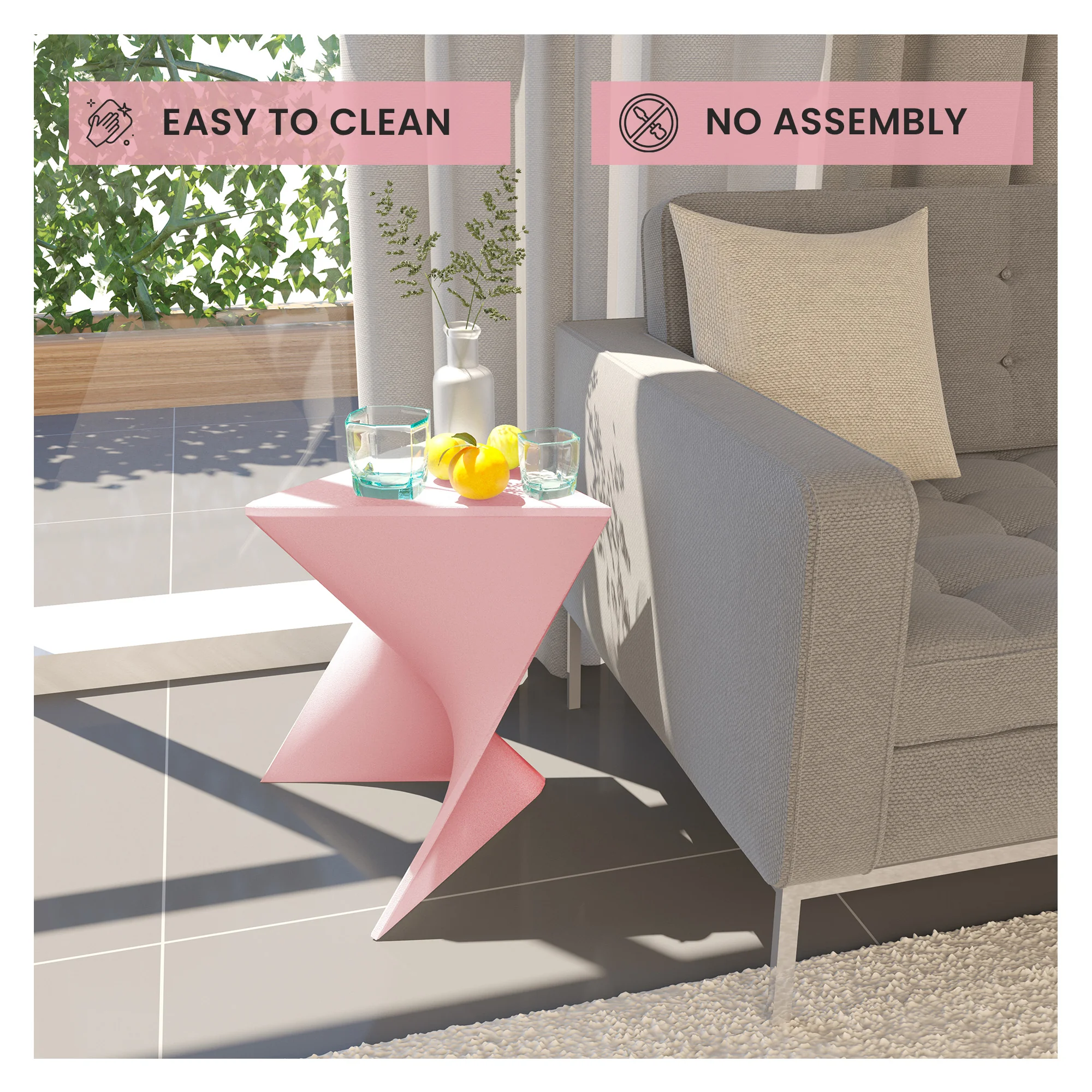 Randolph Modern Side Table Set of 2