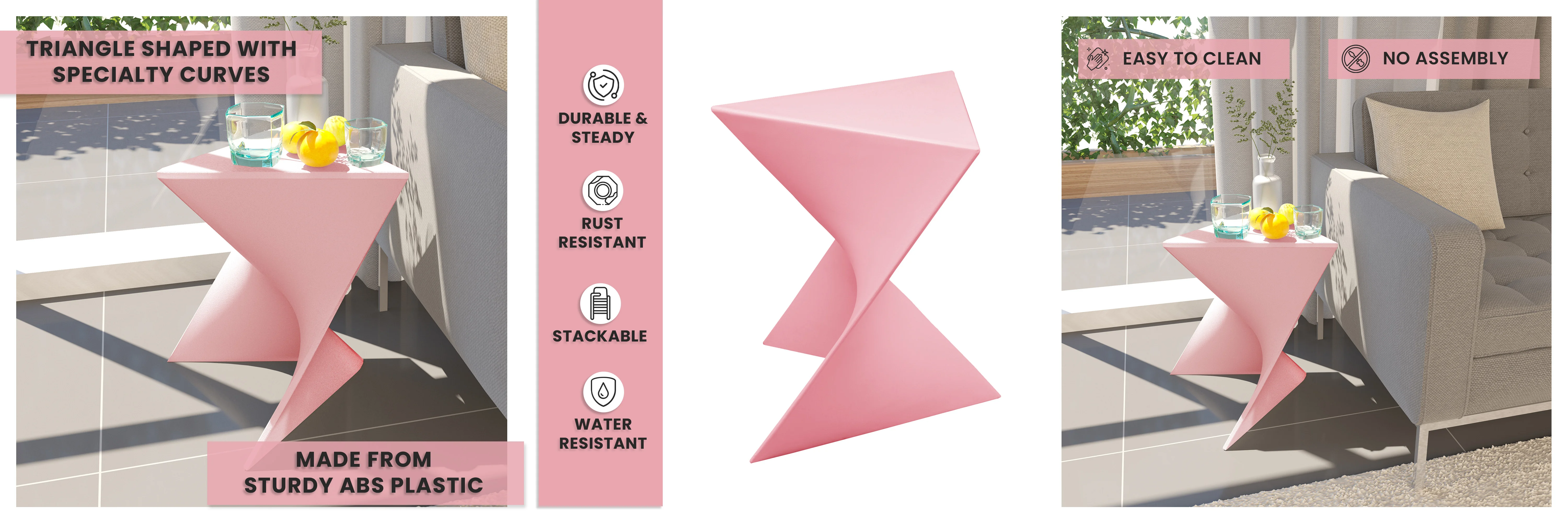 Randolph Modern Side Table Set of 2